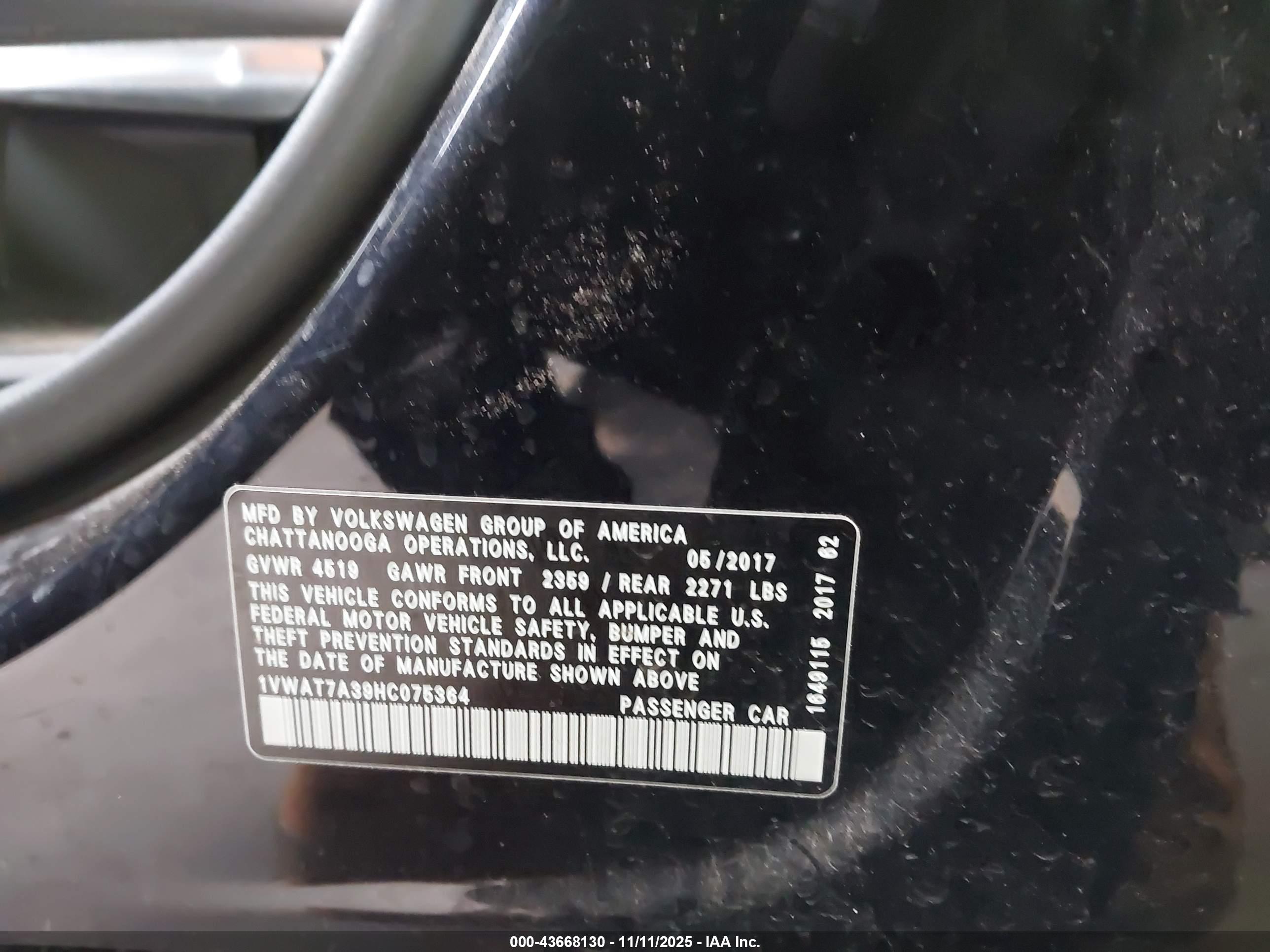 VOLKSWAGEN PASSAT image 9