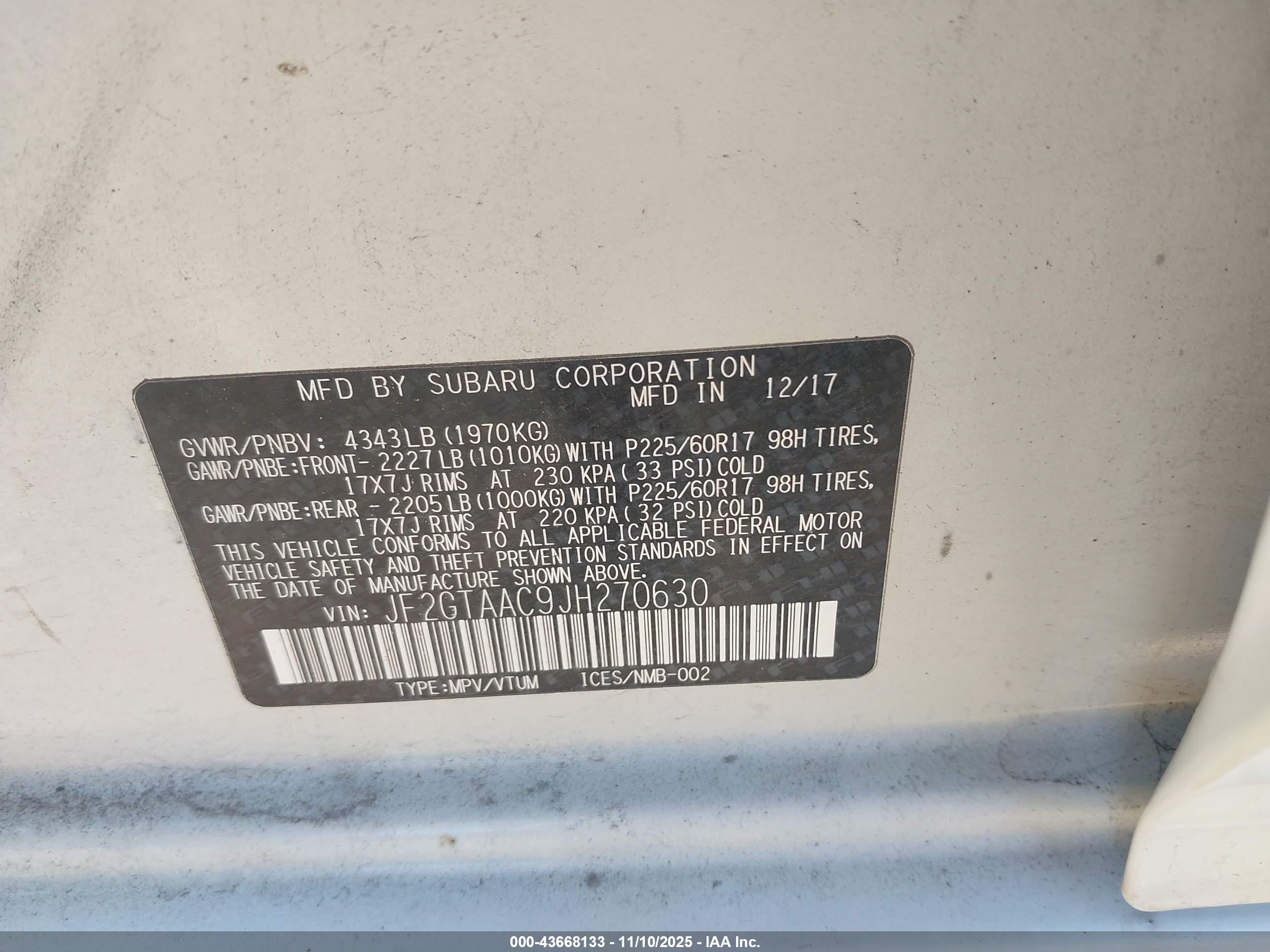 SUBARU CROSSTREK image 9