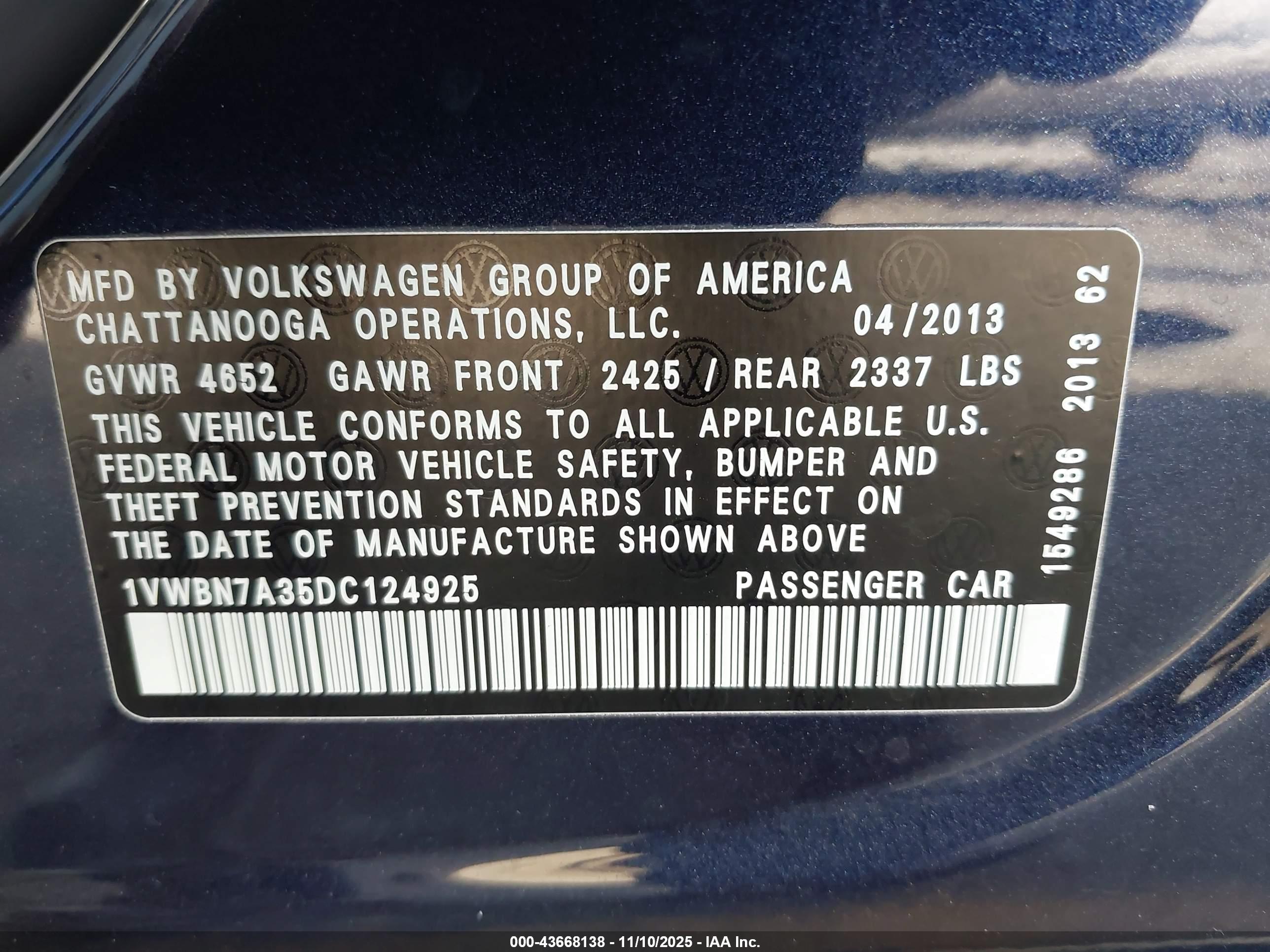 VOLKSWAGEN PASSAT image 9