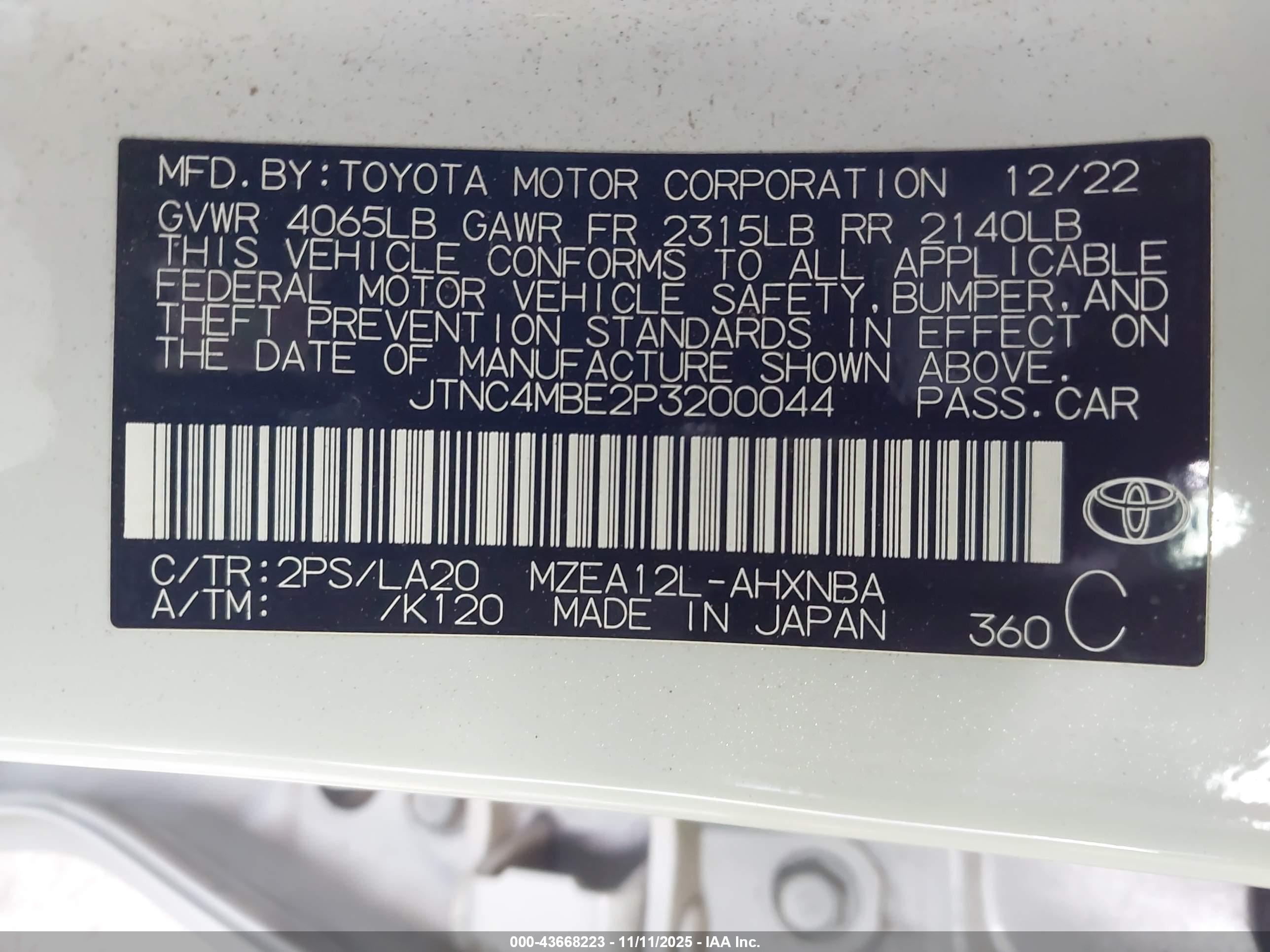TOYOTA COROLLA image 9