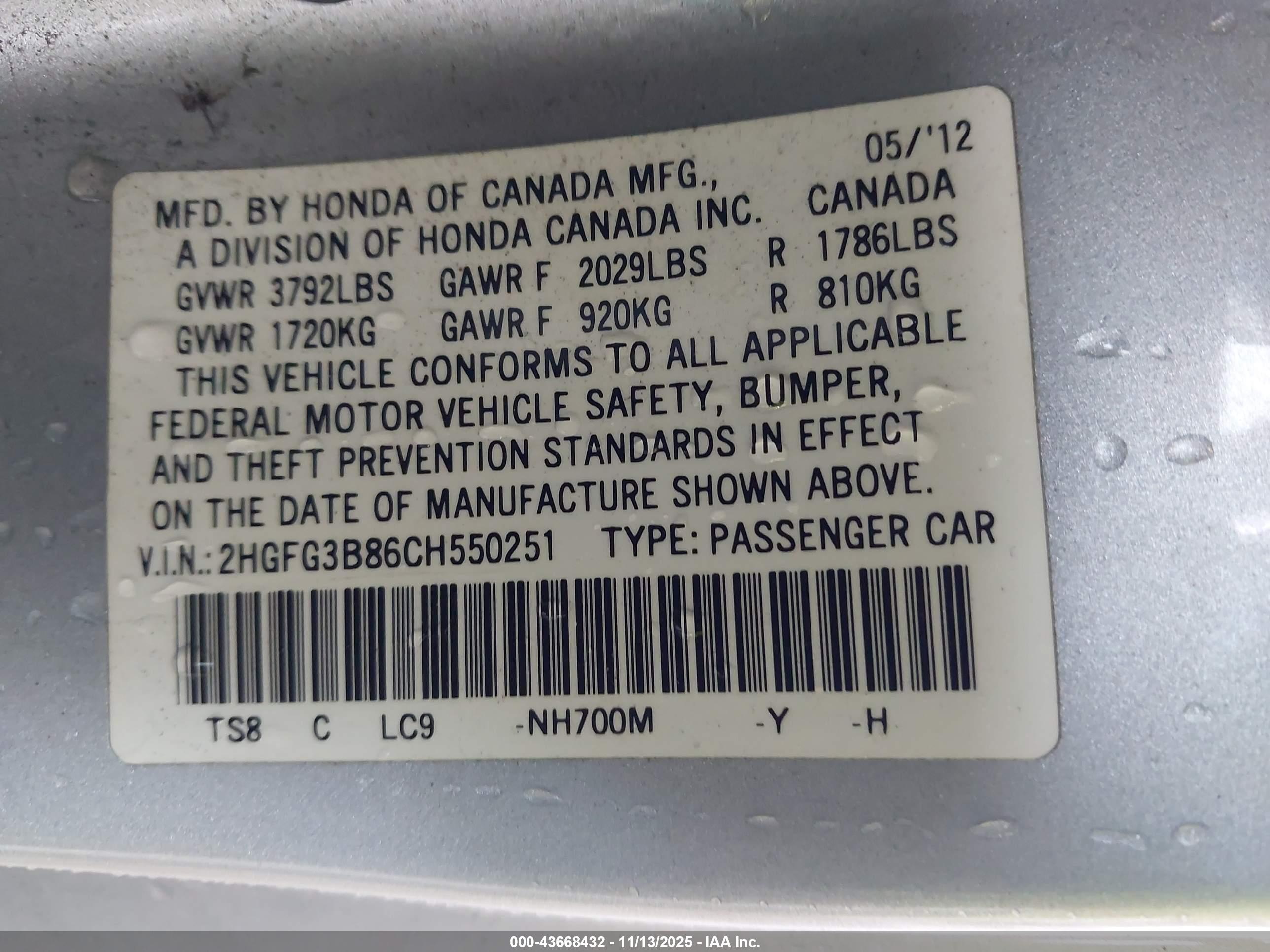 HONDA CIVIC image 9