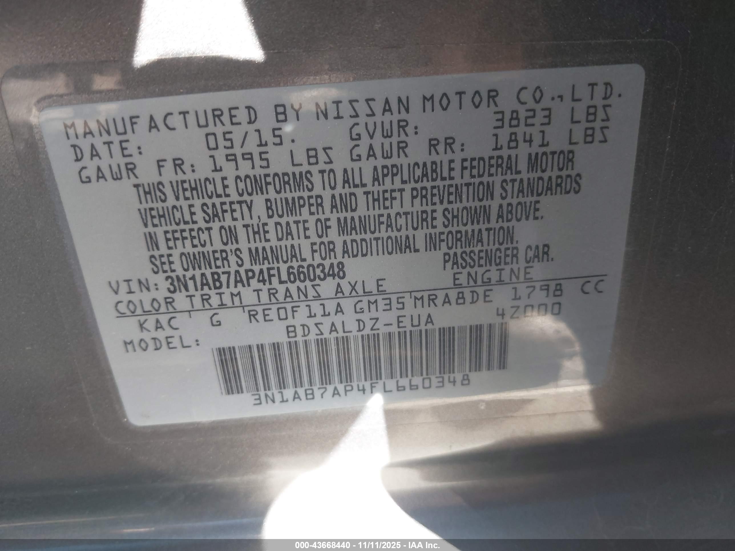 NISSAN SENTRA image 9