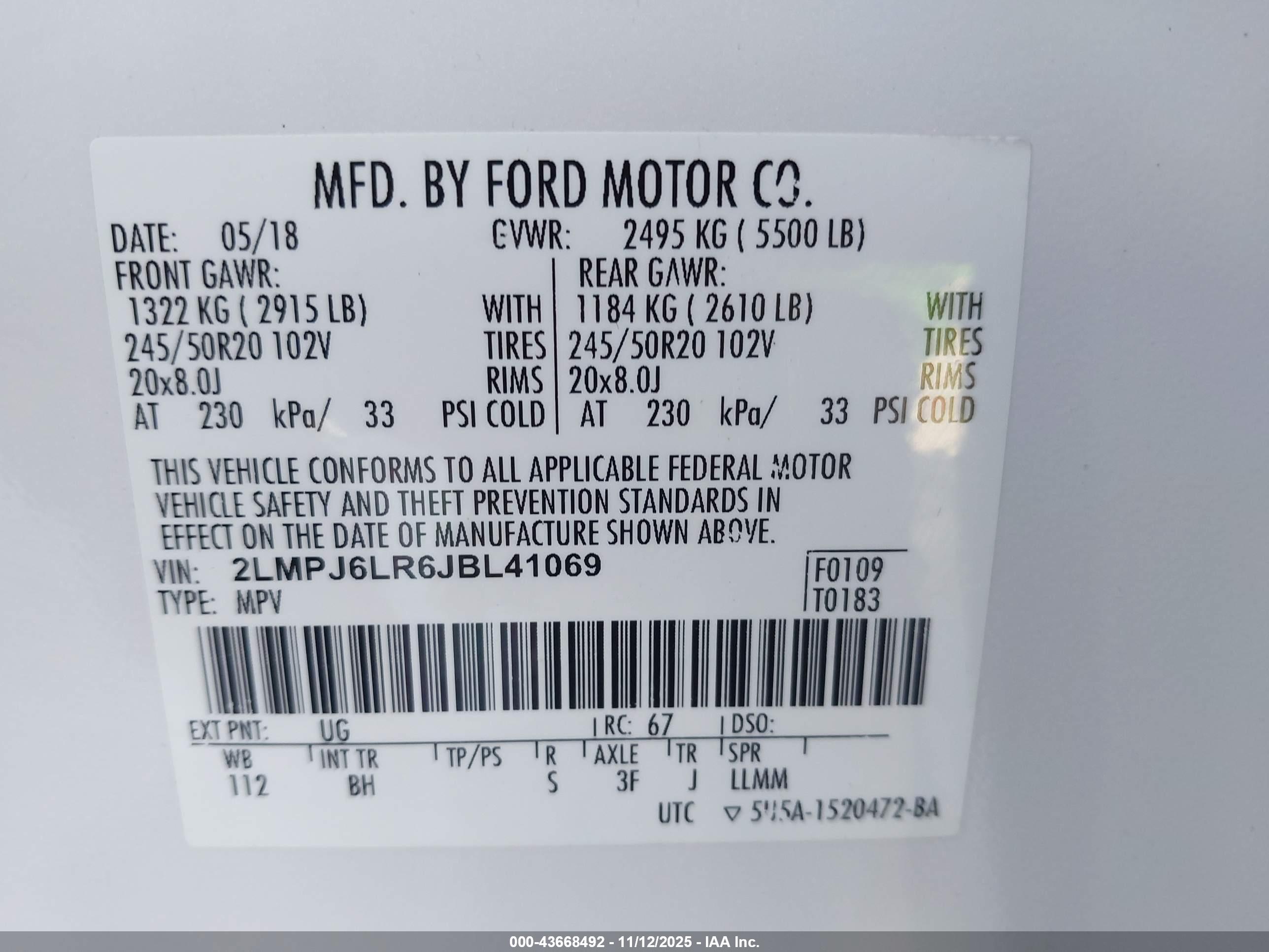 LINCOLN MKX image 9