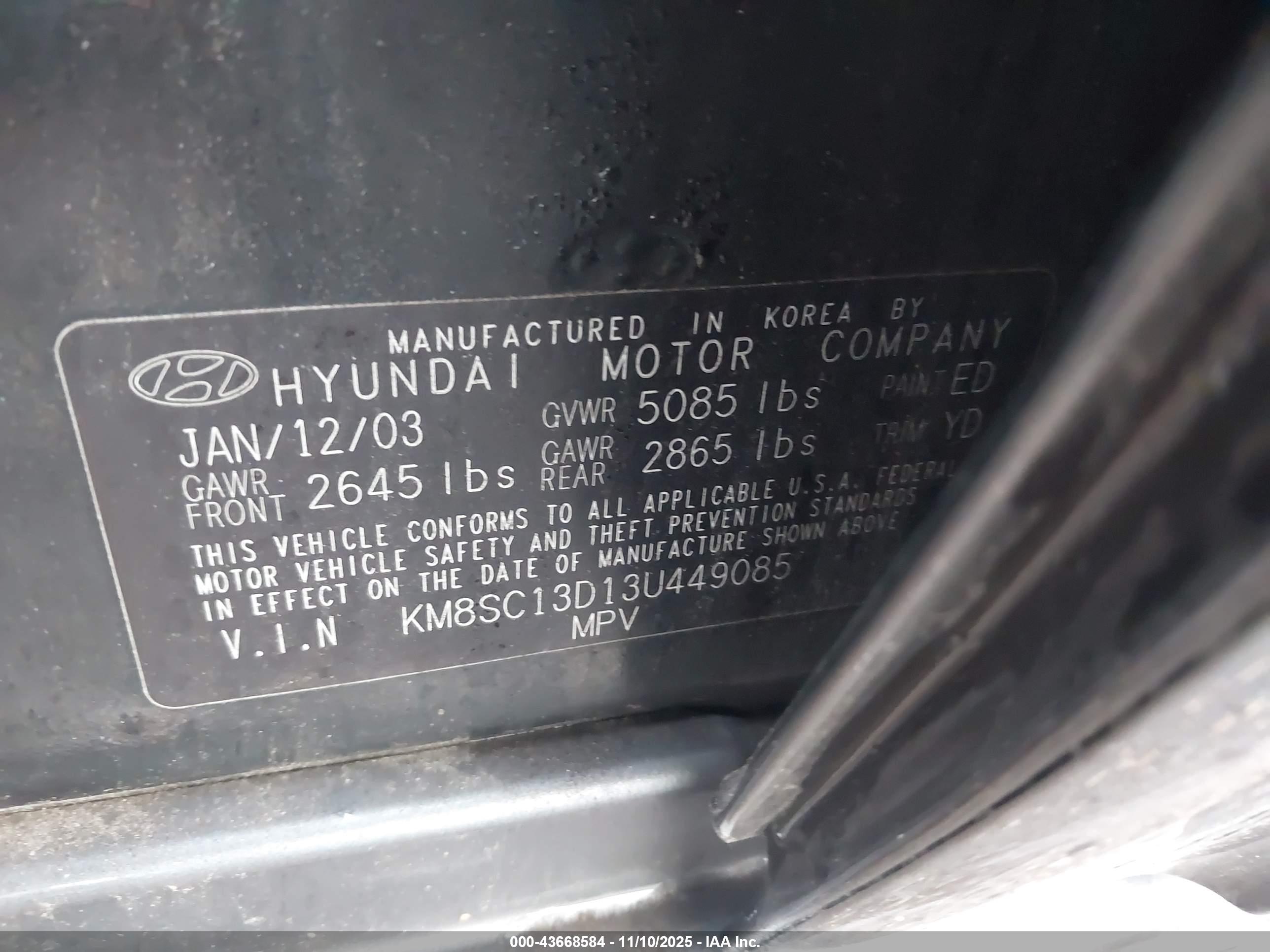 HYUNDAI SANTA image 9