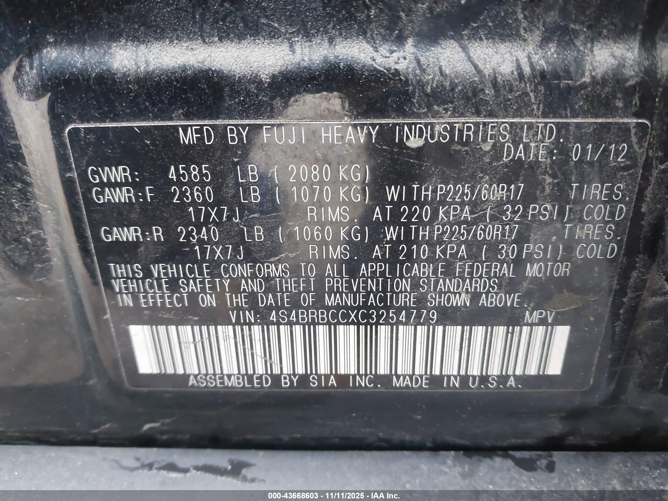 SUBARU OUTBACK image 9