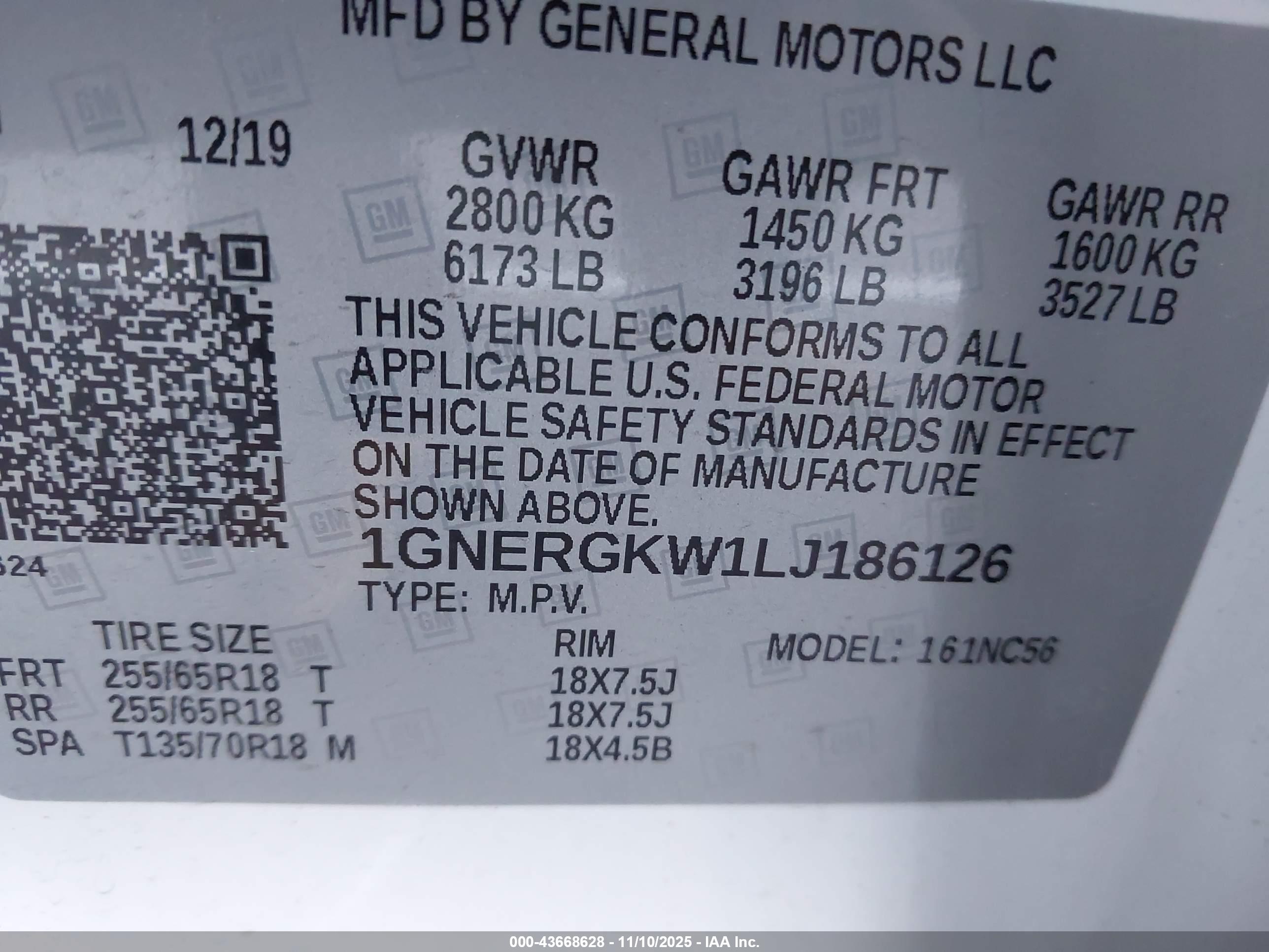 CHEVROLET TRAVERSE image 9