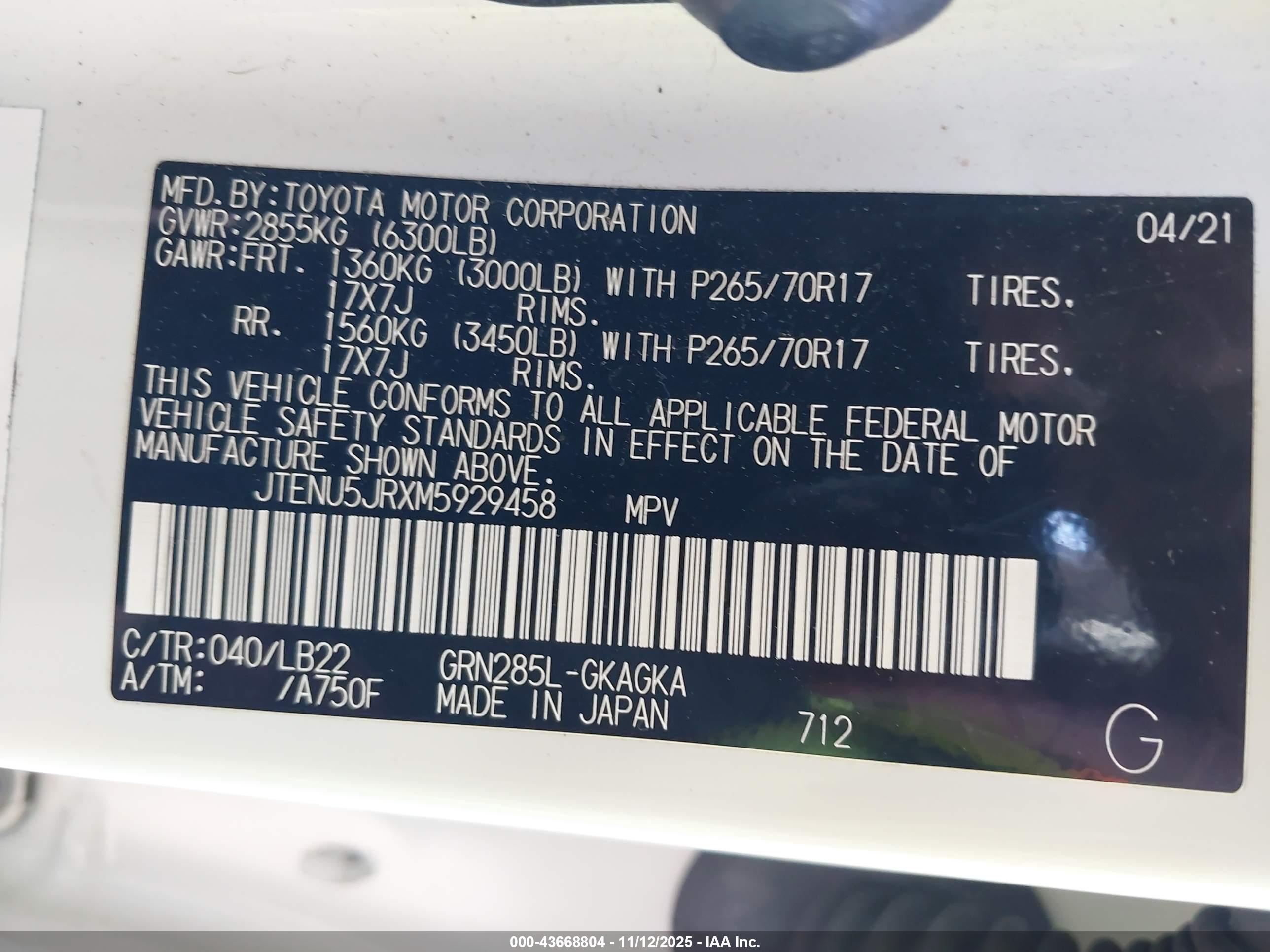 TOYOTA 4RUNNER image 9