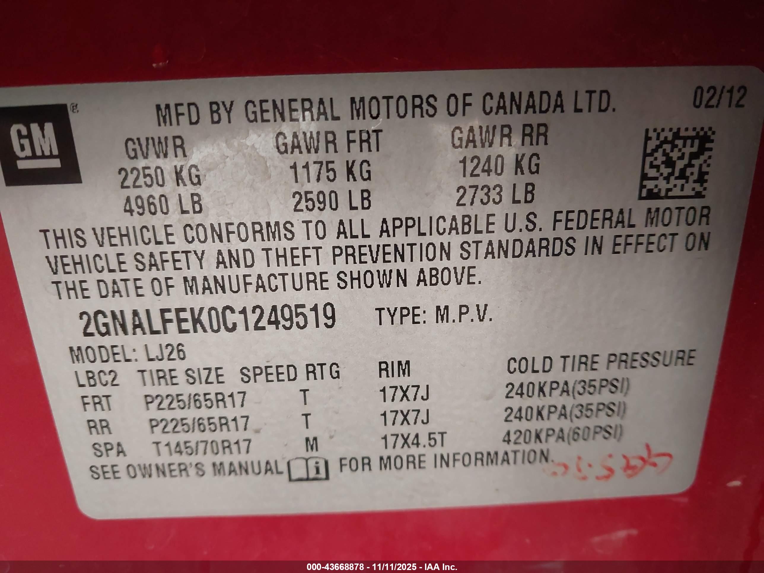 CHEVROLET EQUINOX image 9
