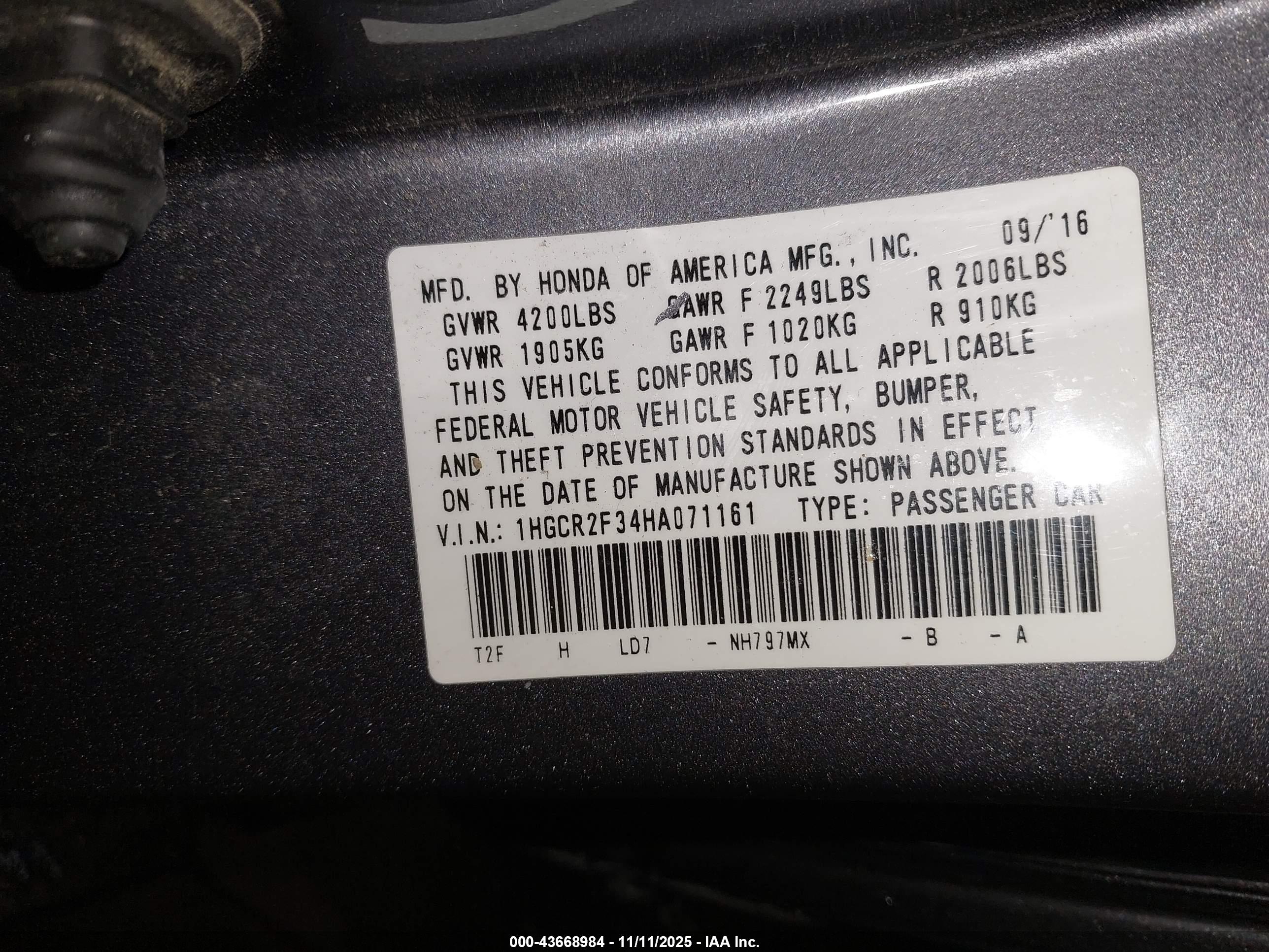 HONDA ACCORD image 9
