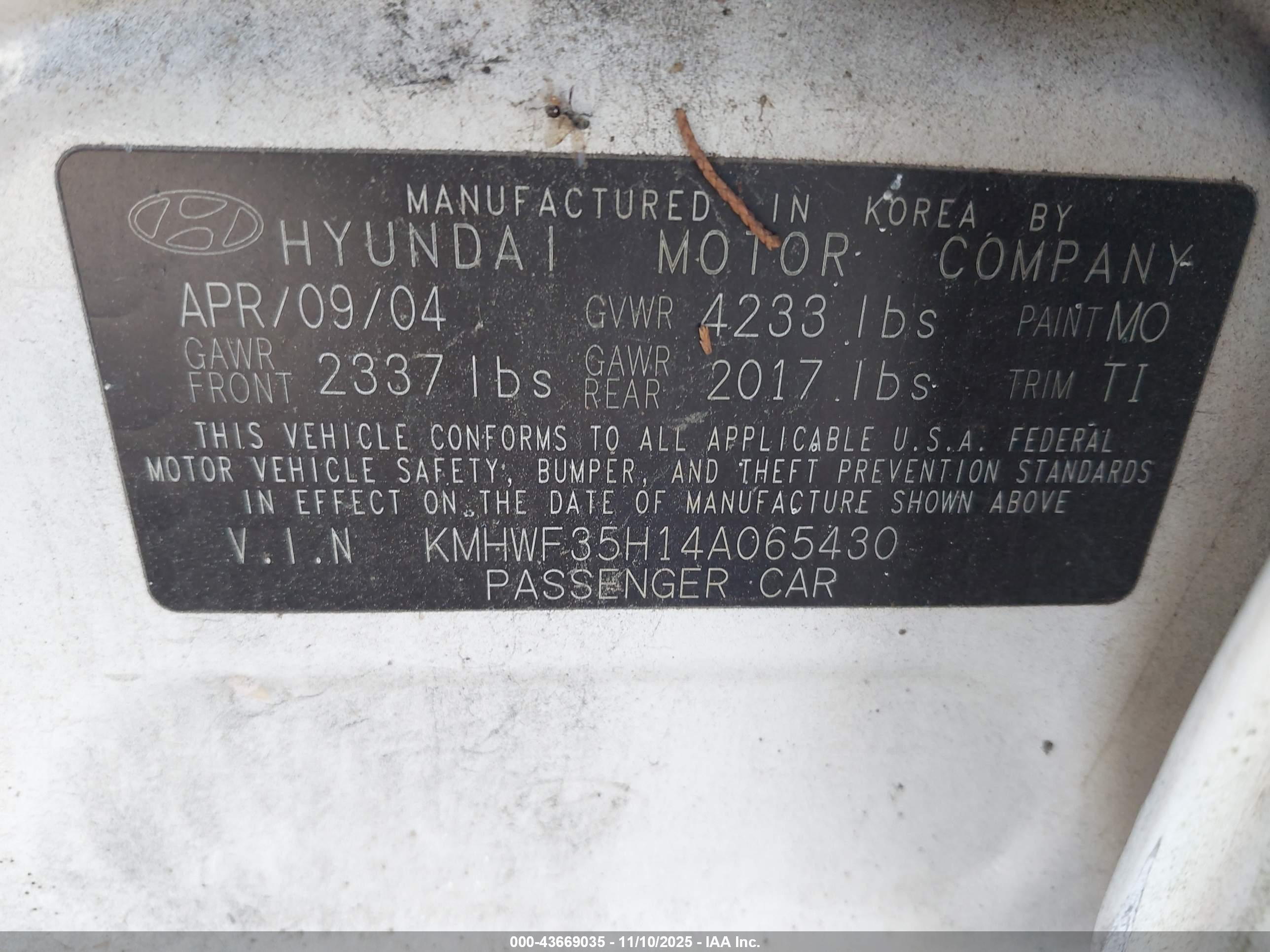 HYUNDAI SONATA image 9