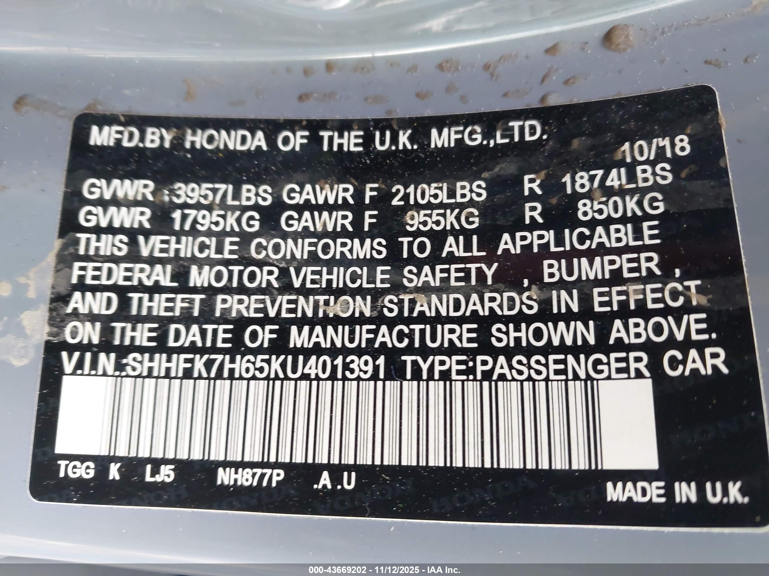 HONDA CIVIC image 9