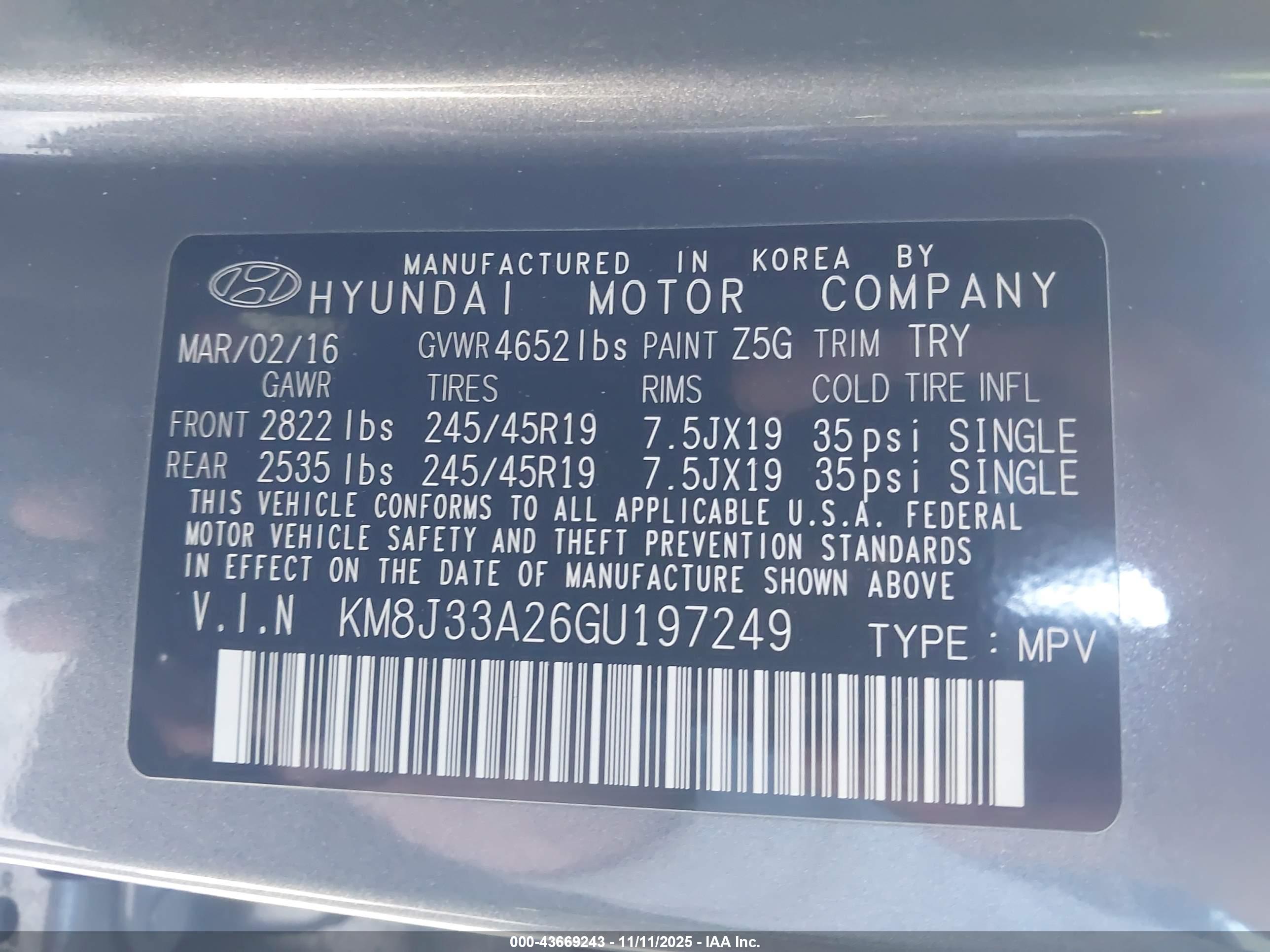 HYUNDAI TUCSON image 9