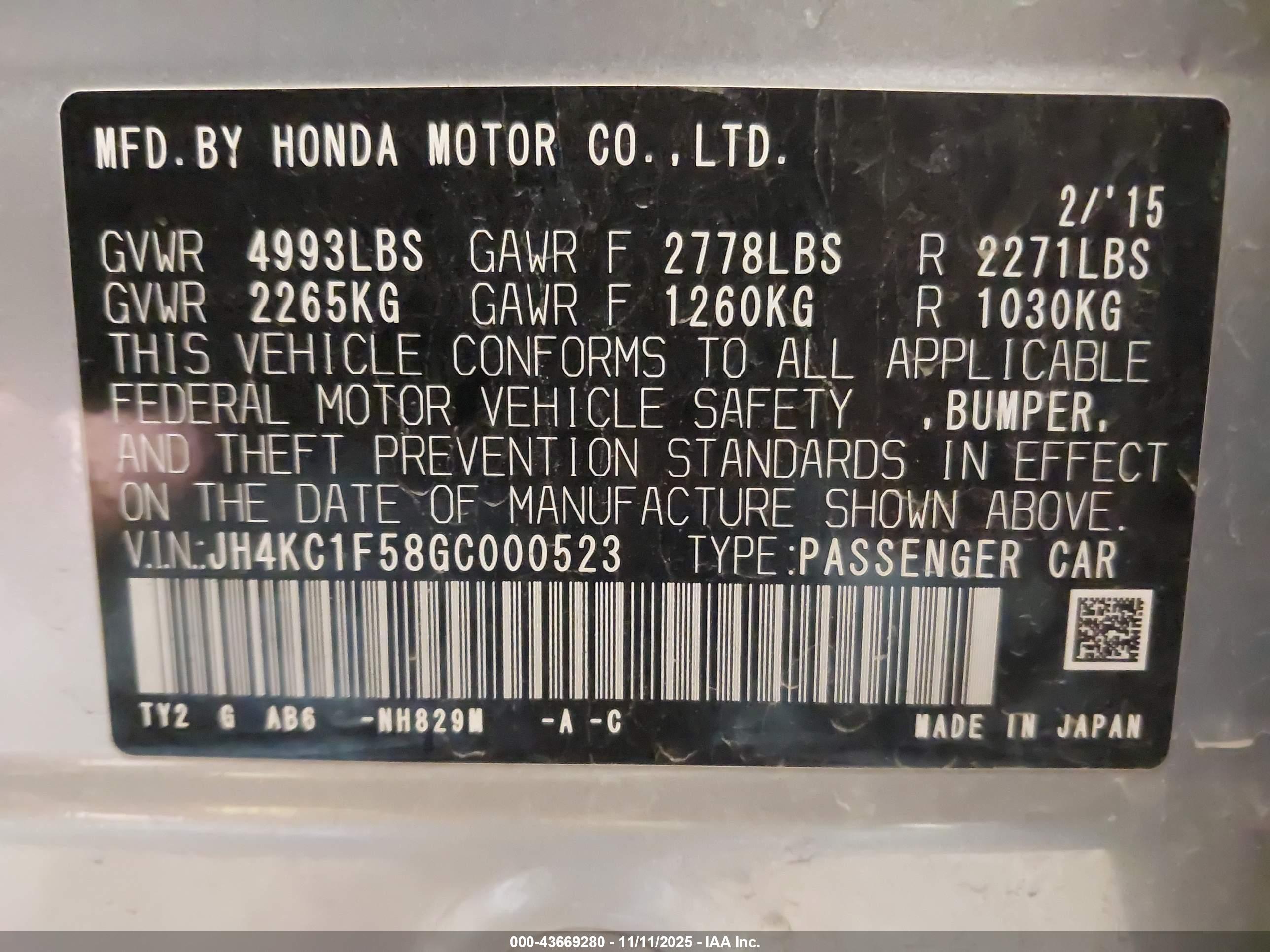 ACURA RLX image 9