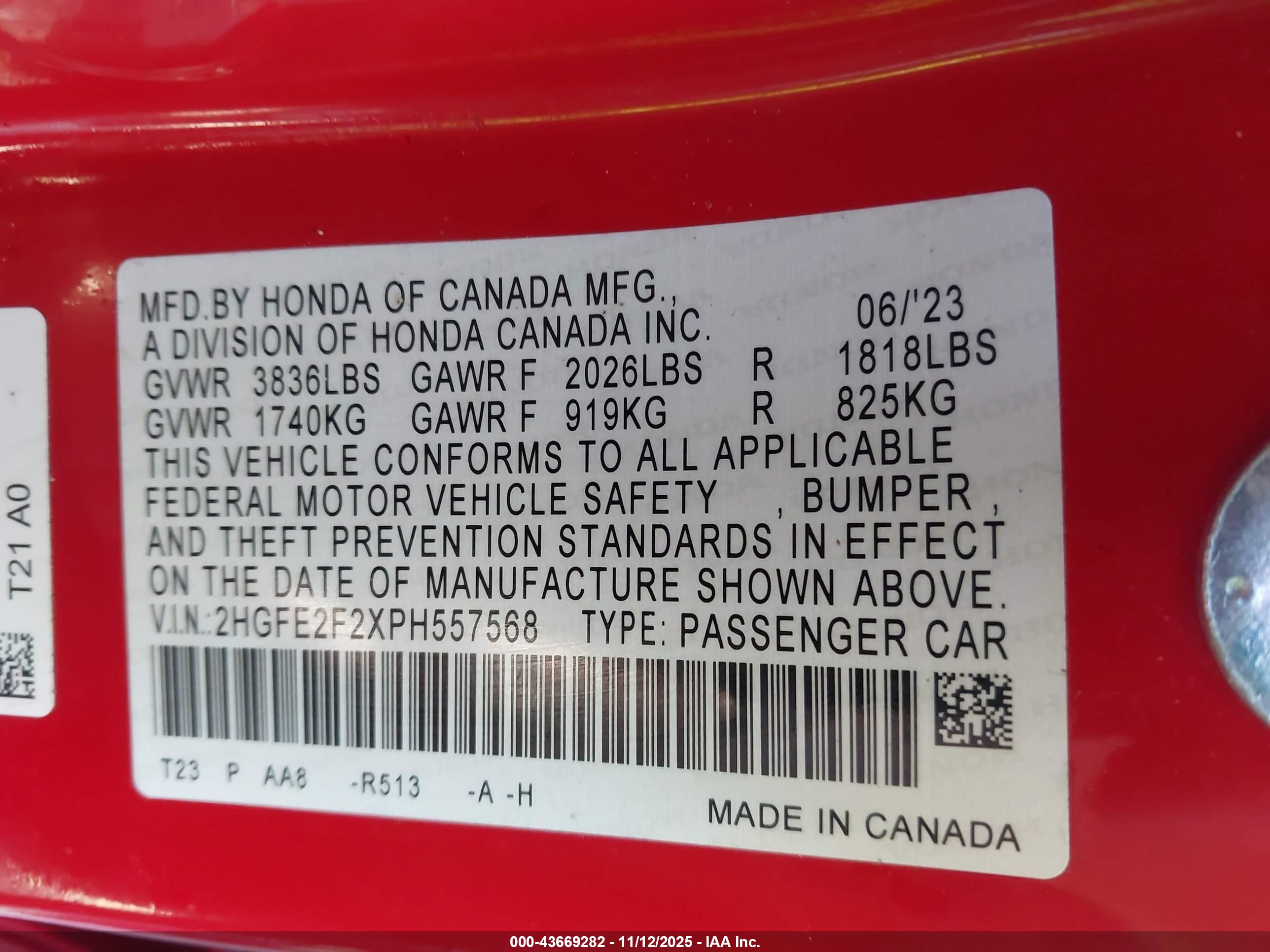 HONDA CIVIC image 9
