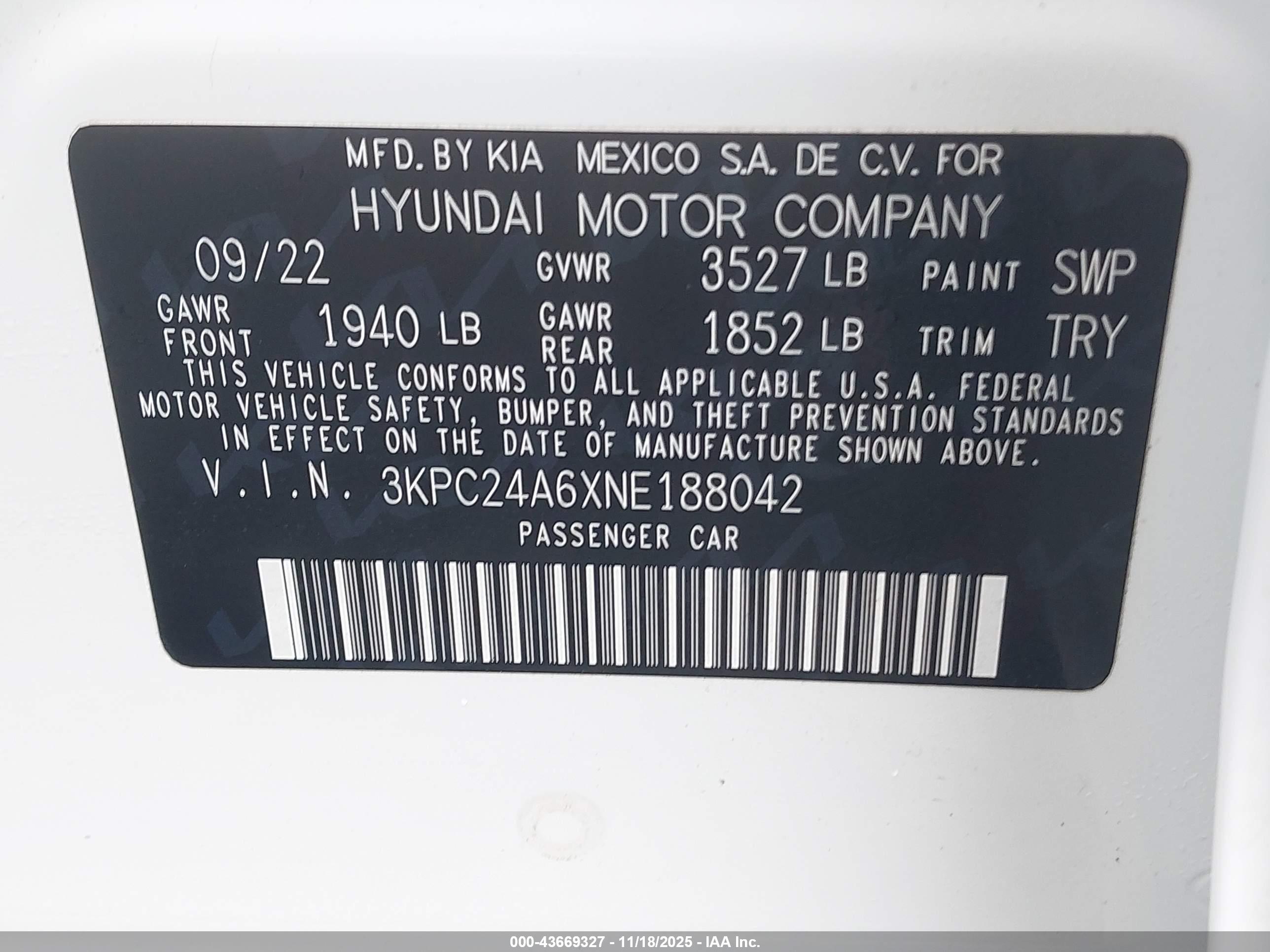 HYUNDAI ACCENT image 9