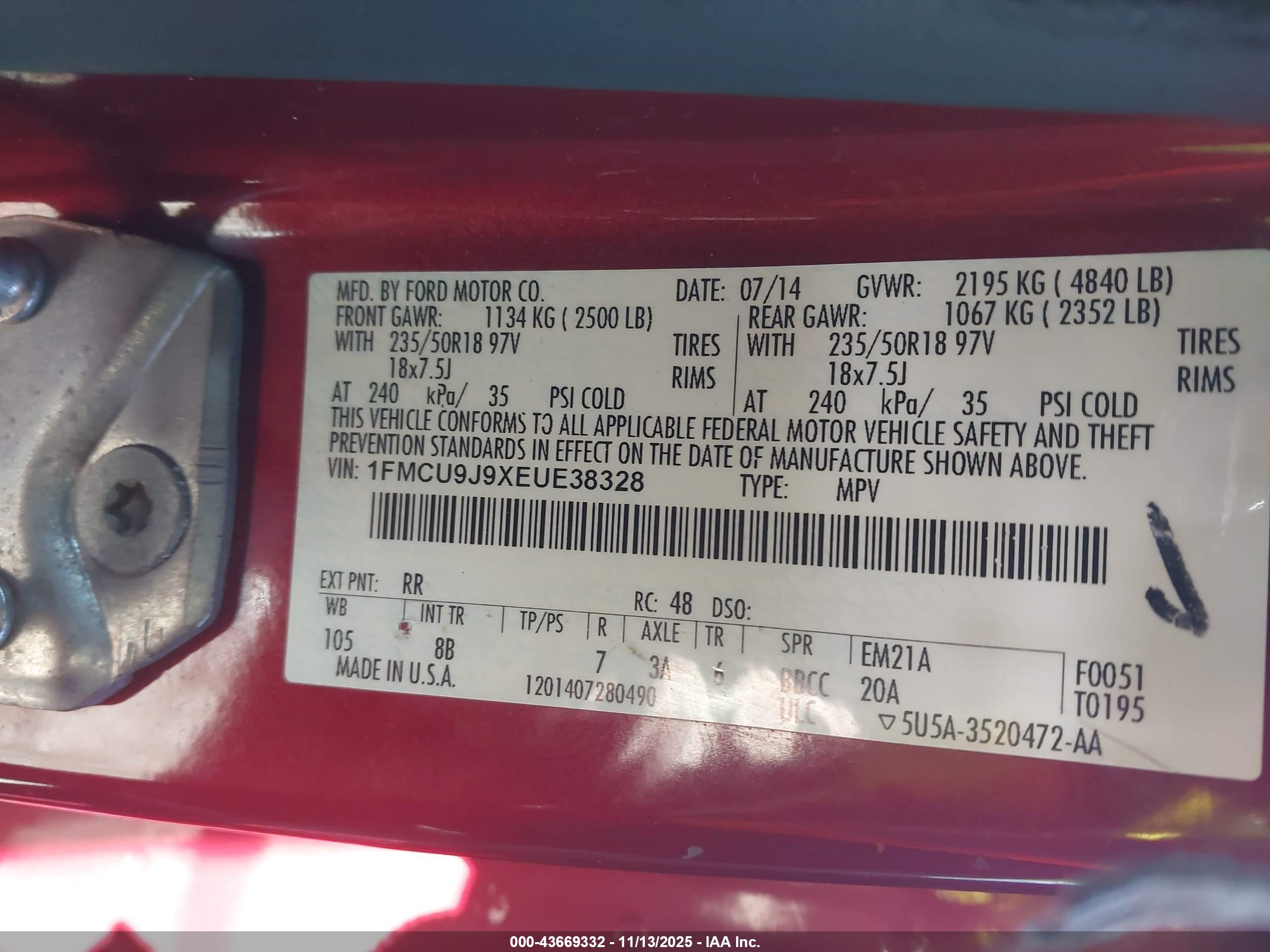FORD ESCAPE image 9