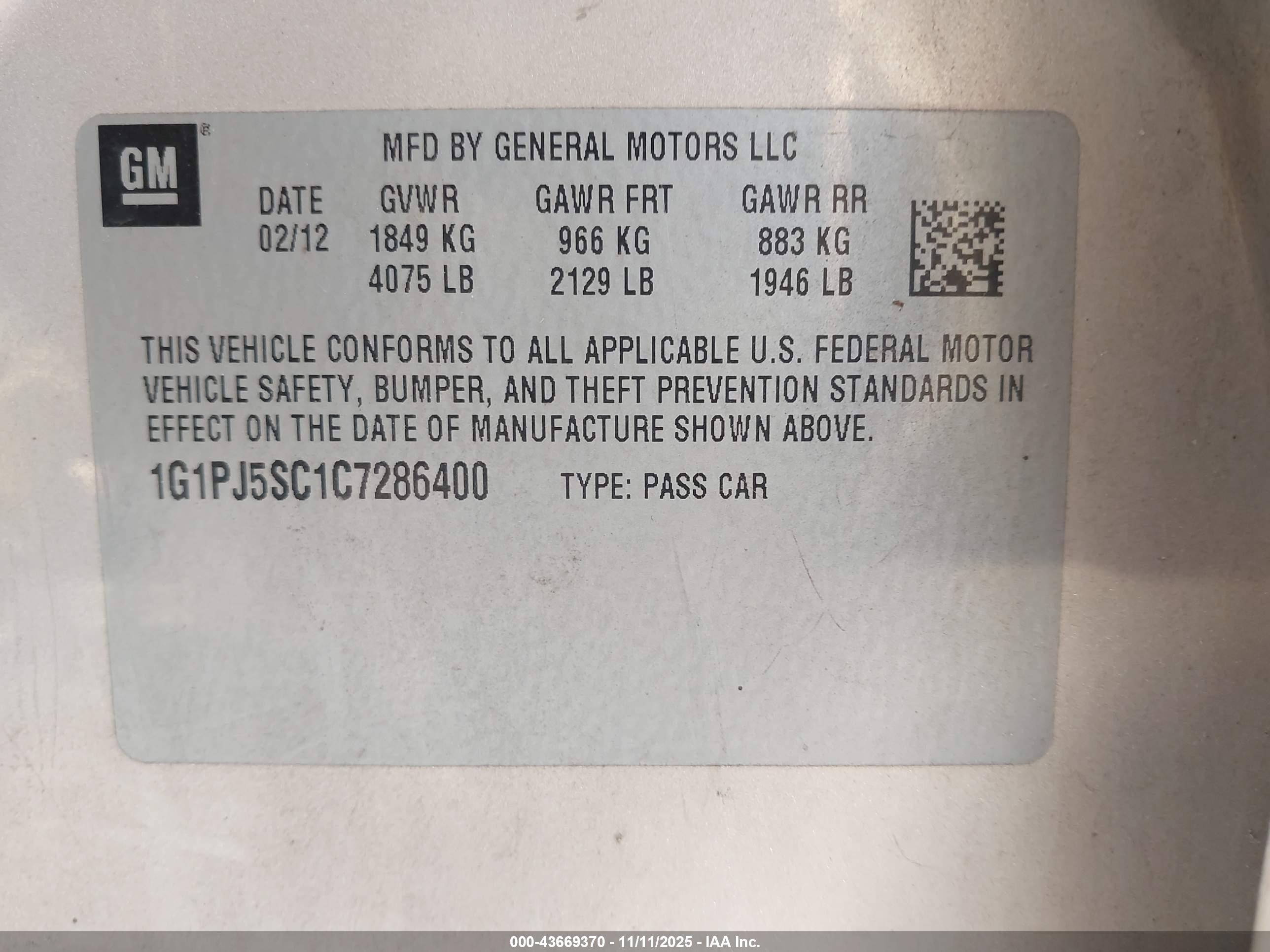 CHEVROLET CRUZE image 9