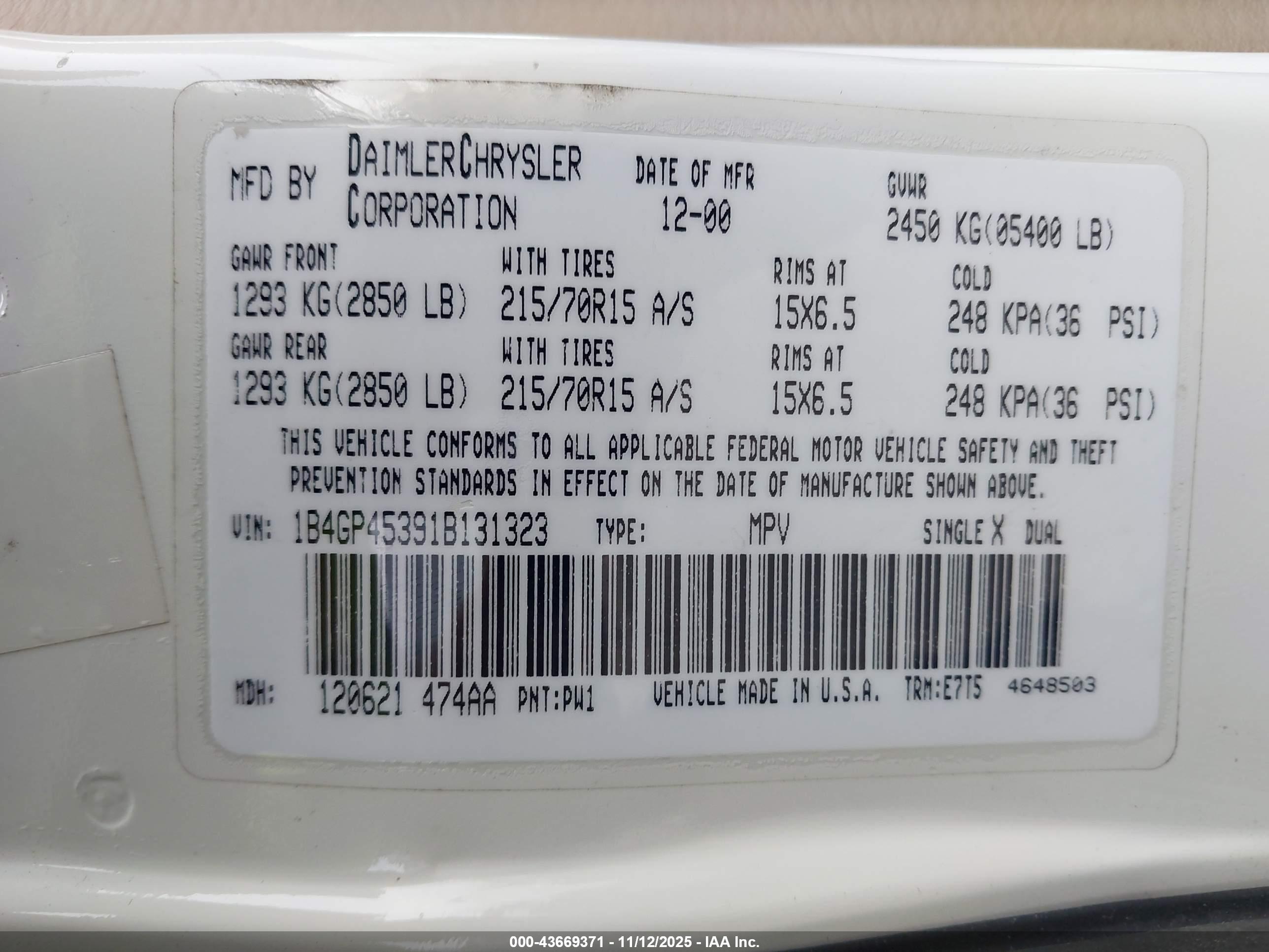 DODGE CARAVAN image 9