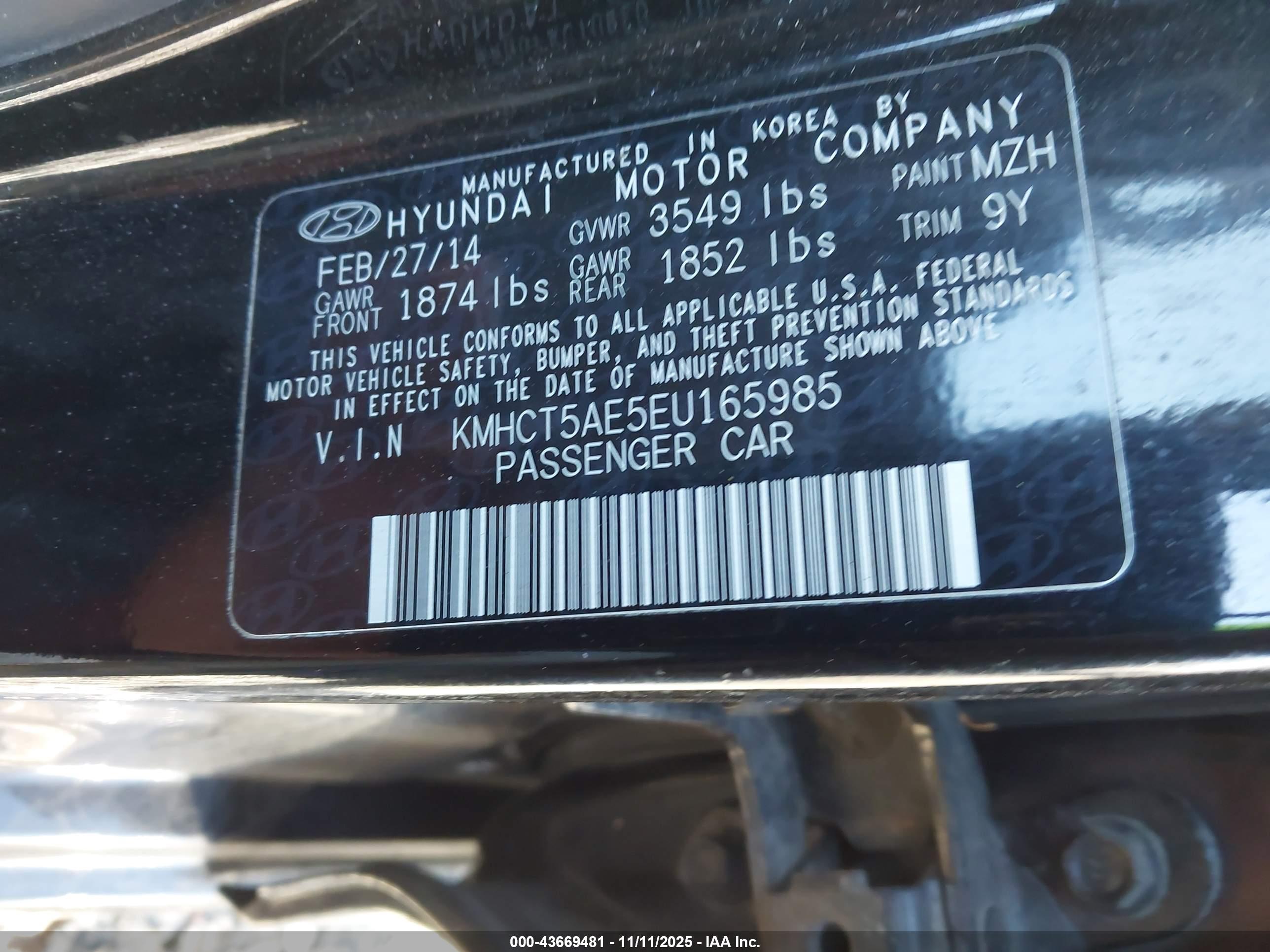HYUNDAI ACCENT image 9