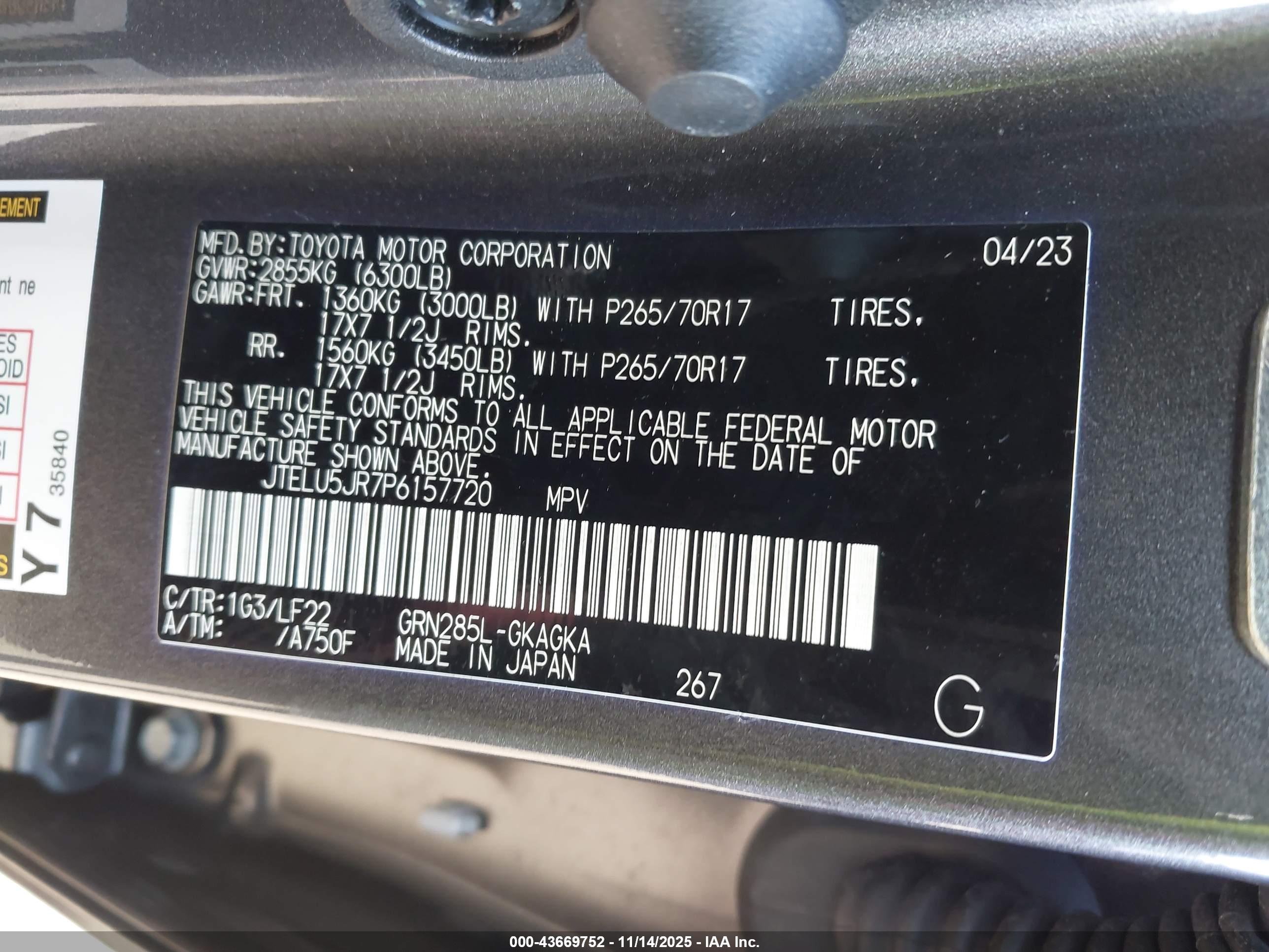 TOYOTA 4RUNNER image 9