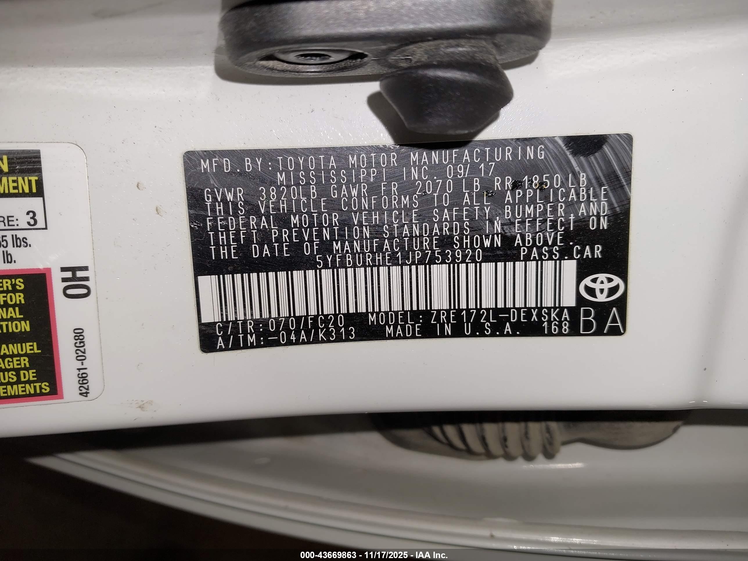 TOYOTA COROLLA image 9