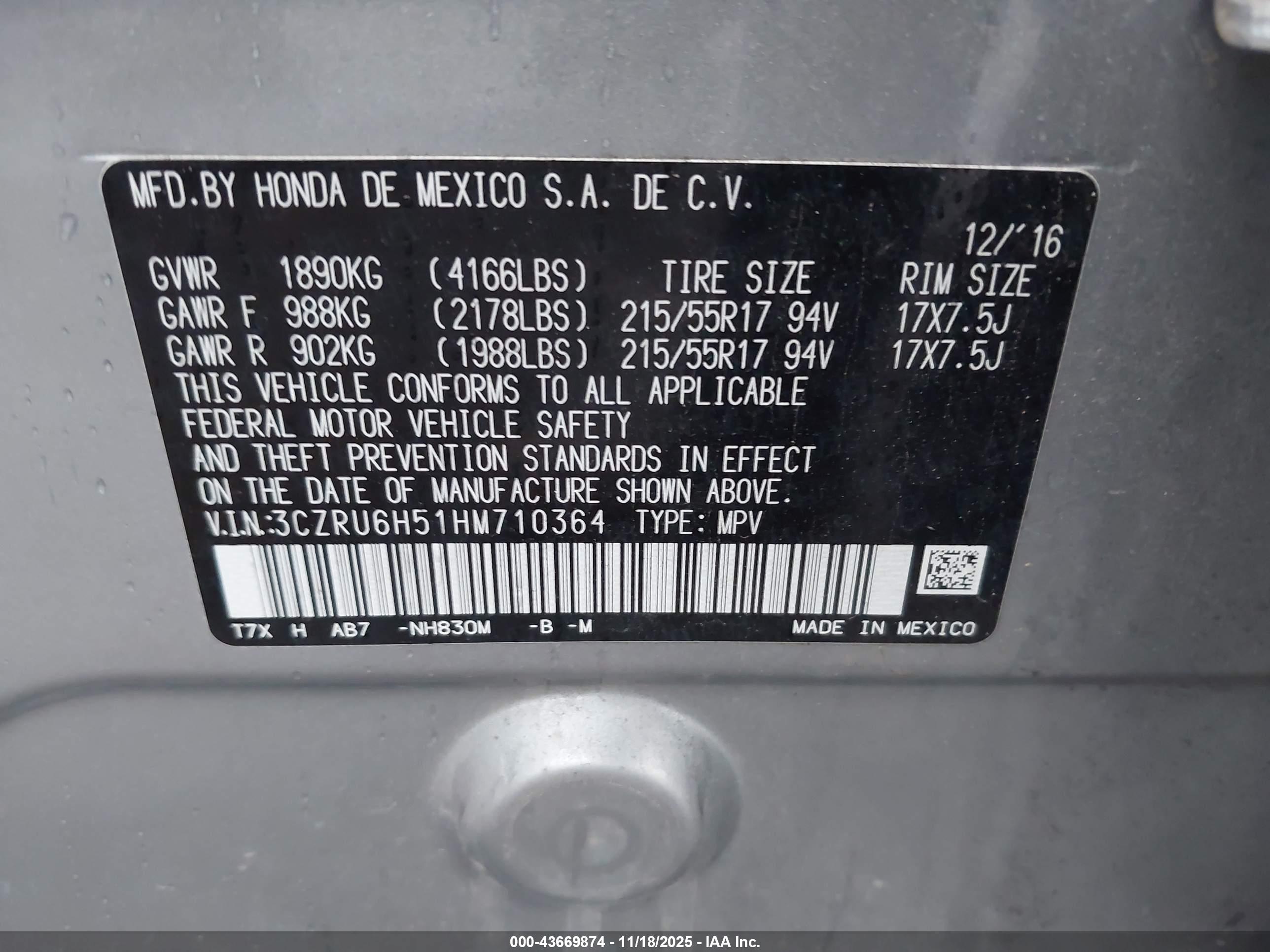 HONDA HR-V image 9