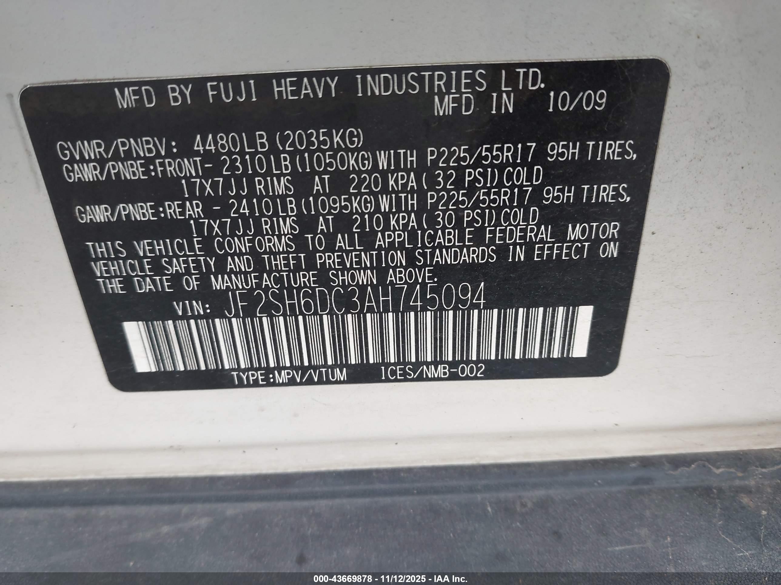 SUBARU FORESTER image 9