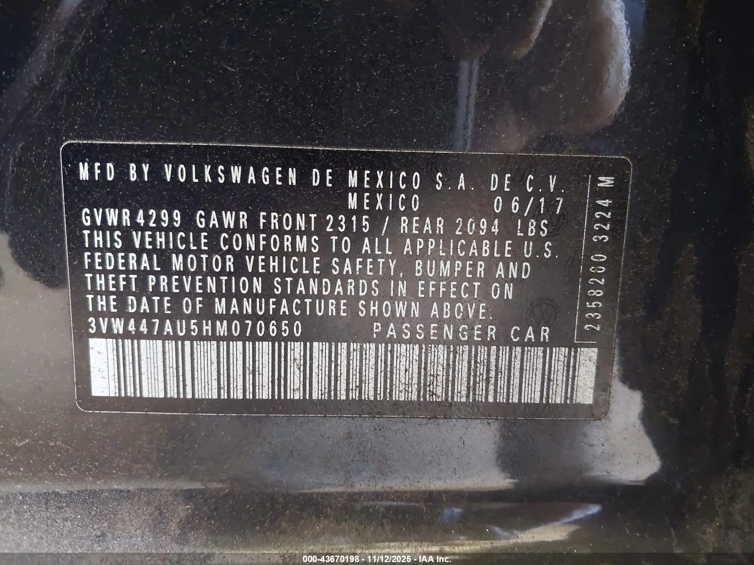 VOLKSWAGEN GOLF image 9