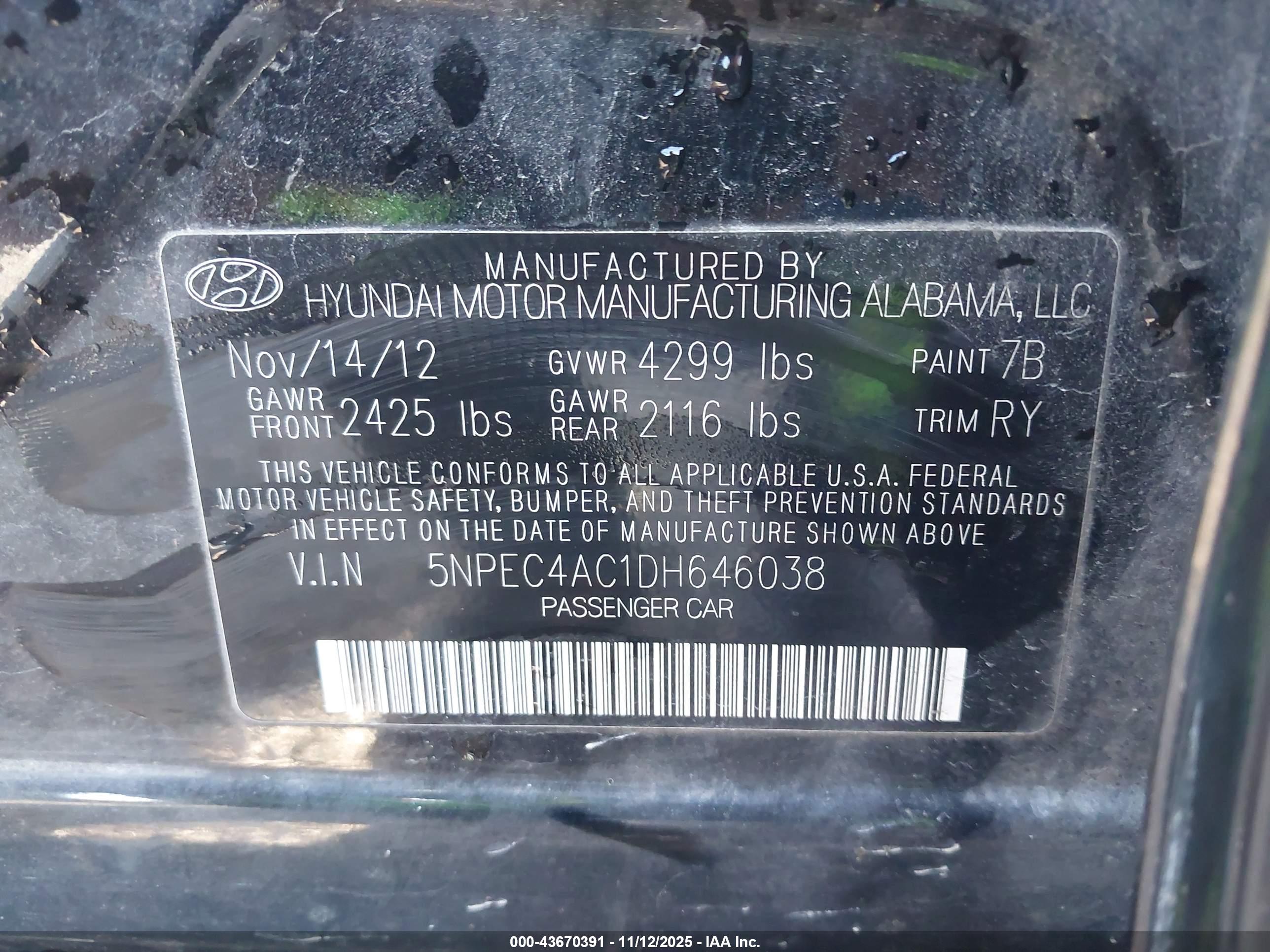 HYUNDAI SONATA image 9