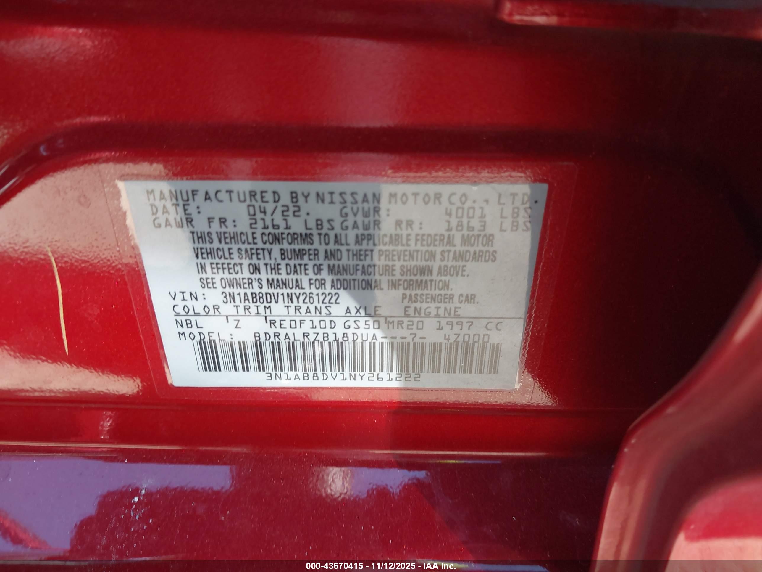 NISSAN SENTRA image 9