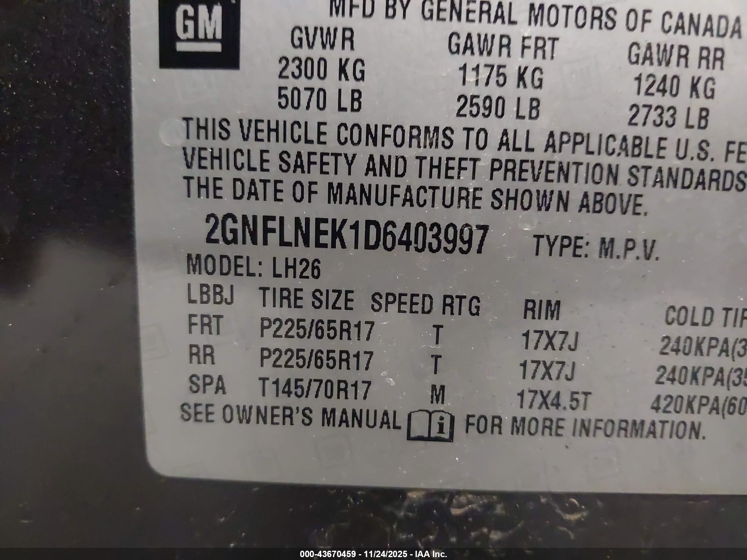 CHEVROLET EQUINOX image 9