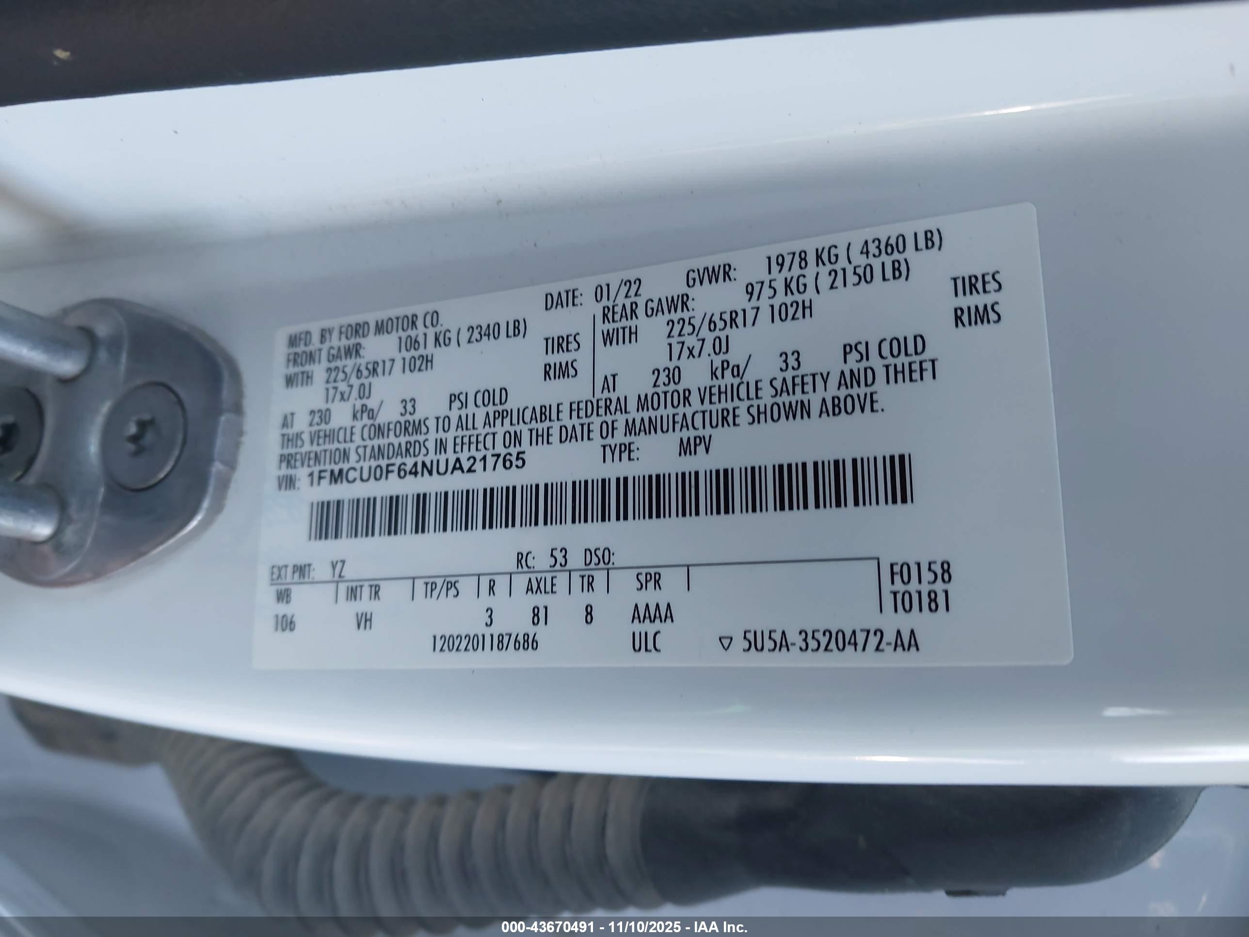 FORD ESCAPE image 9