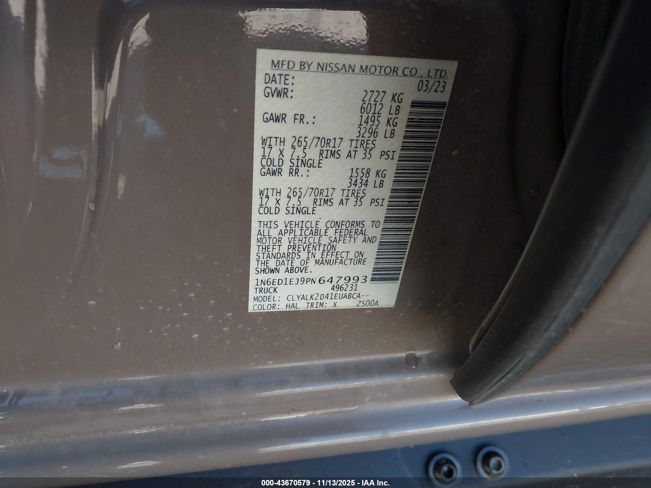 NISSAN FRONTIER image 9