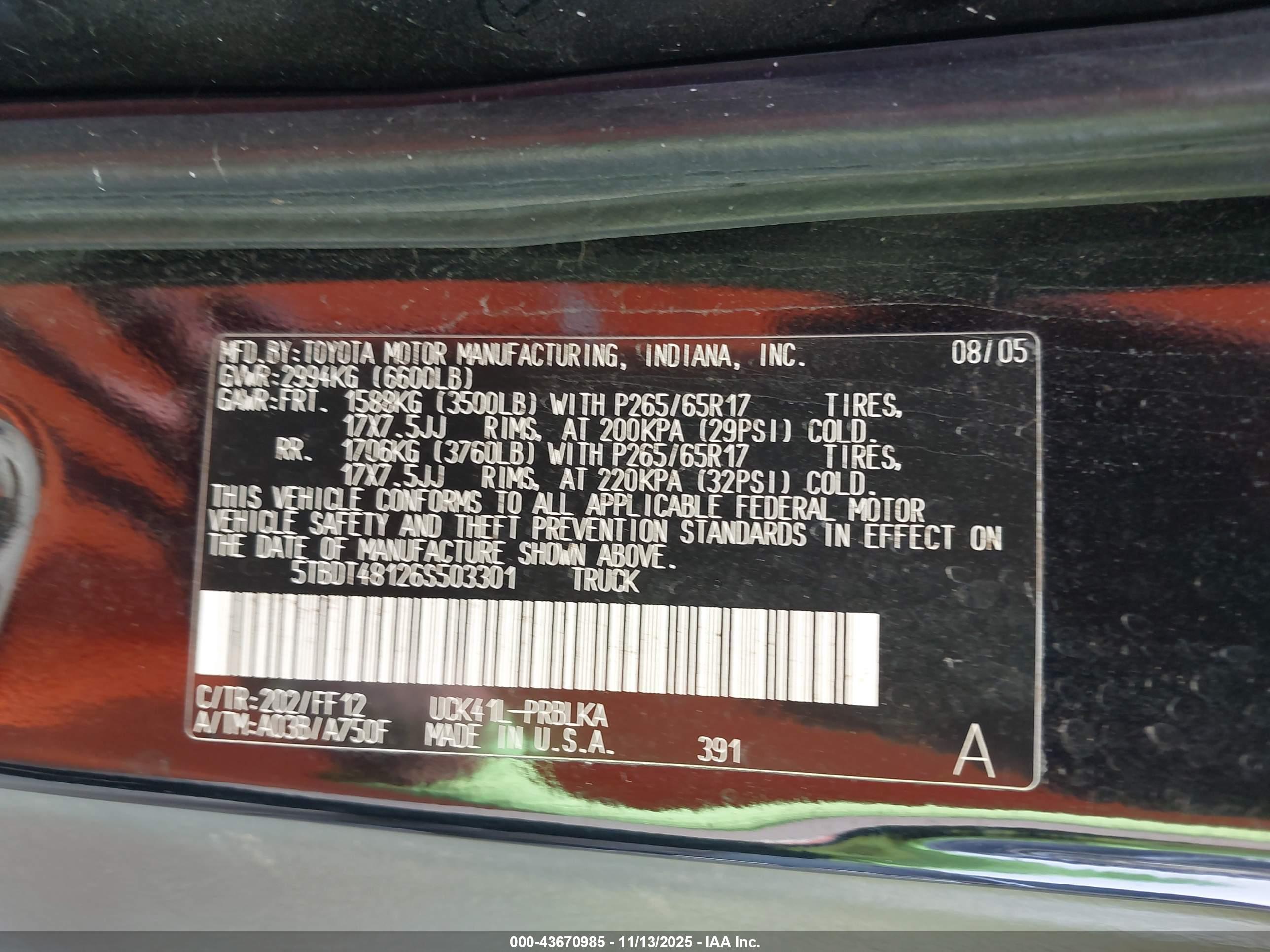 TOYOTA TUNDRA image 9