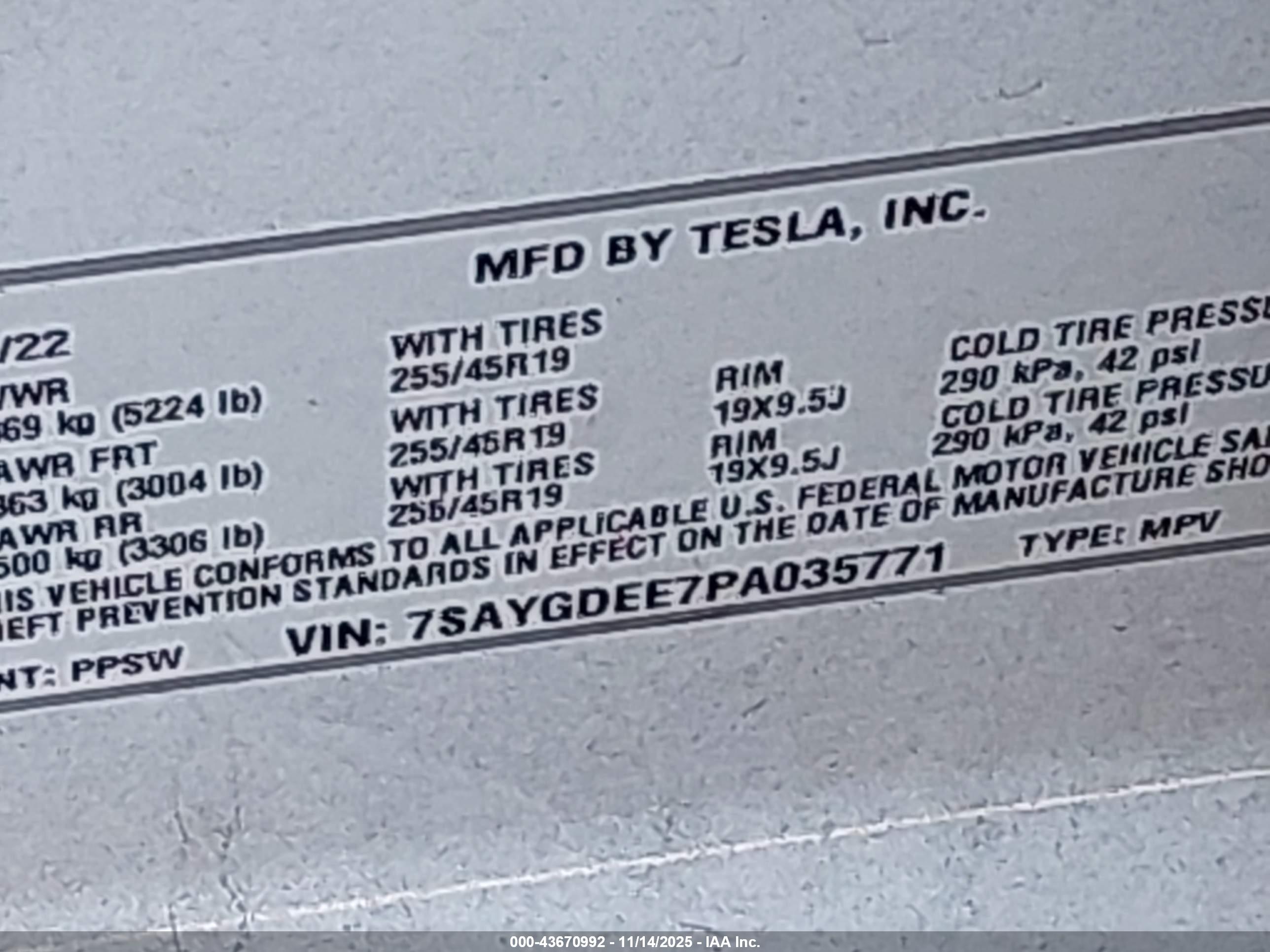 TESLA MODEL image 9