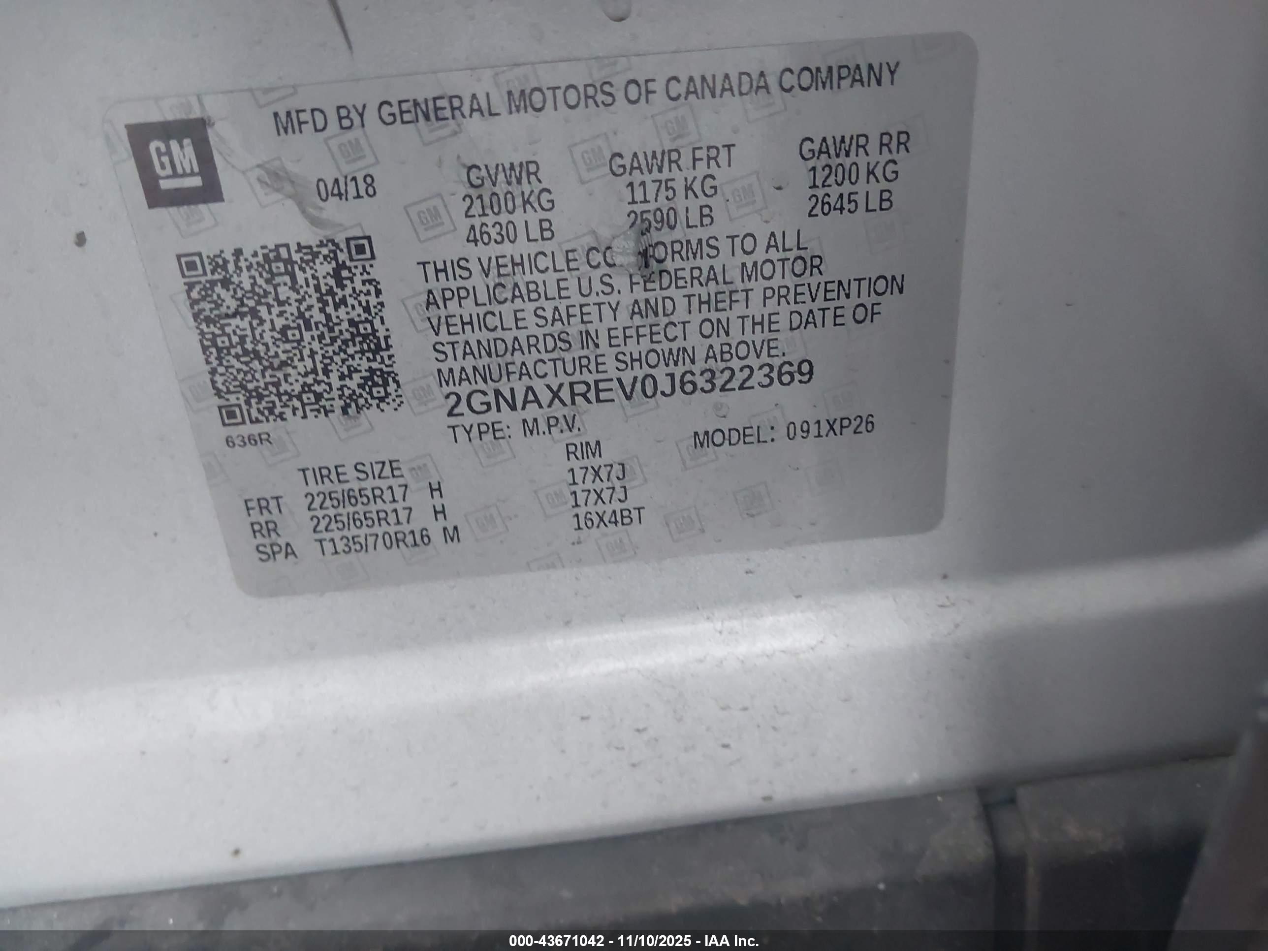 CHEVROLET EQUINOX image 9
