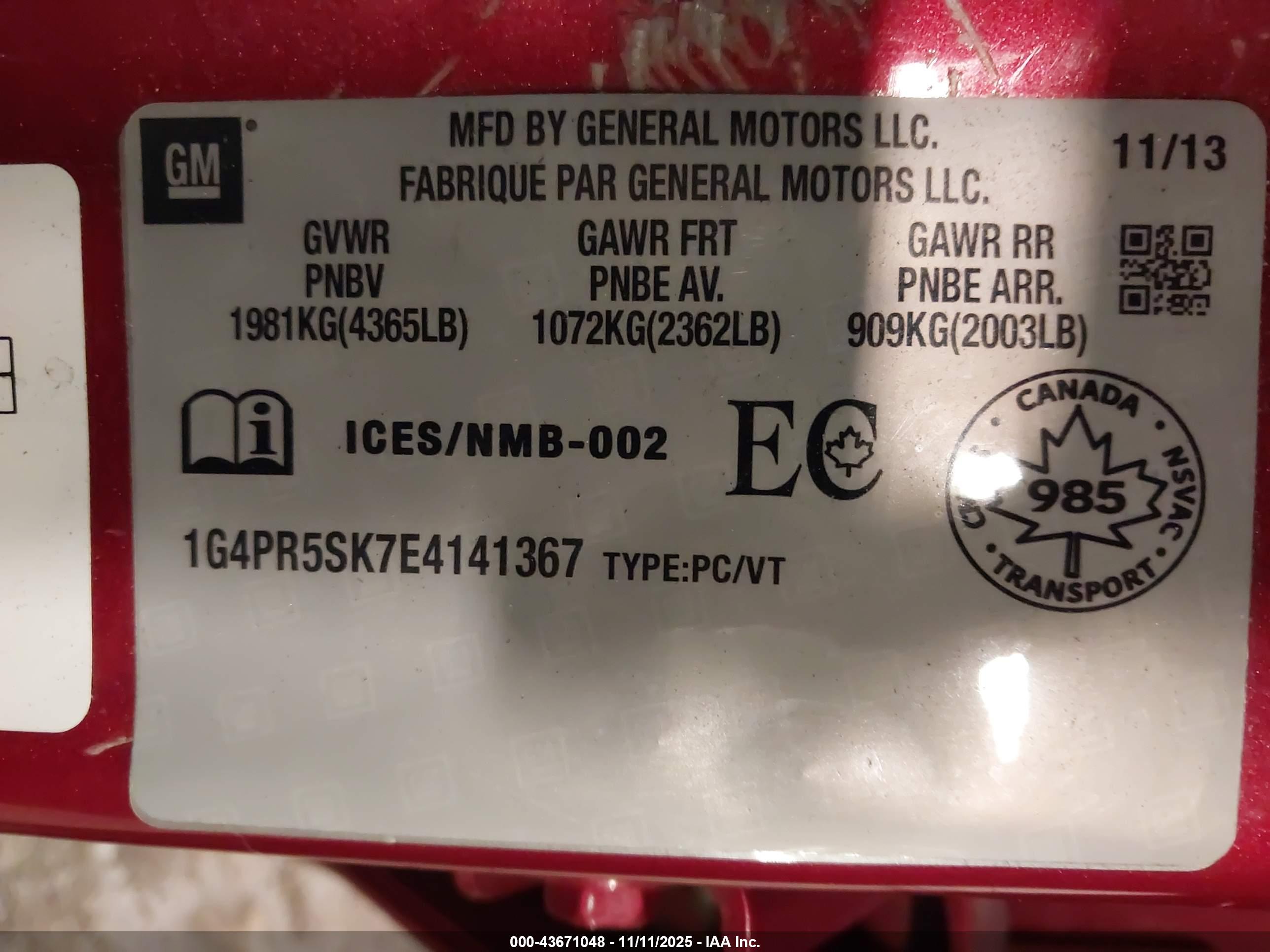 BUICK VERANO image 9