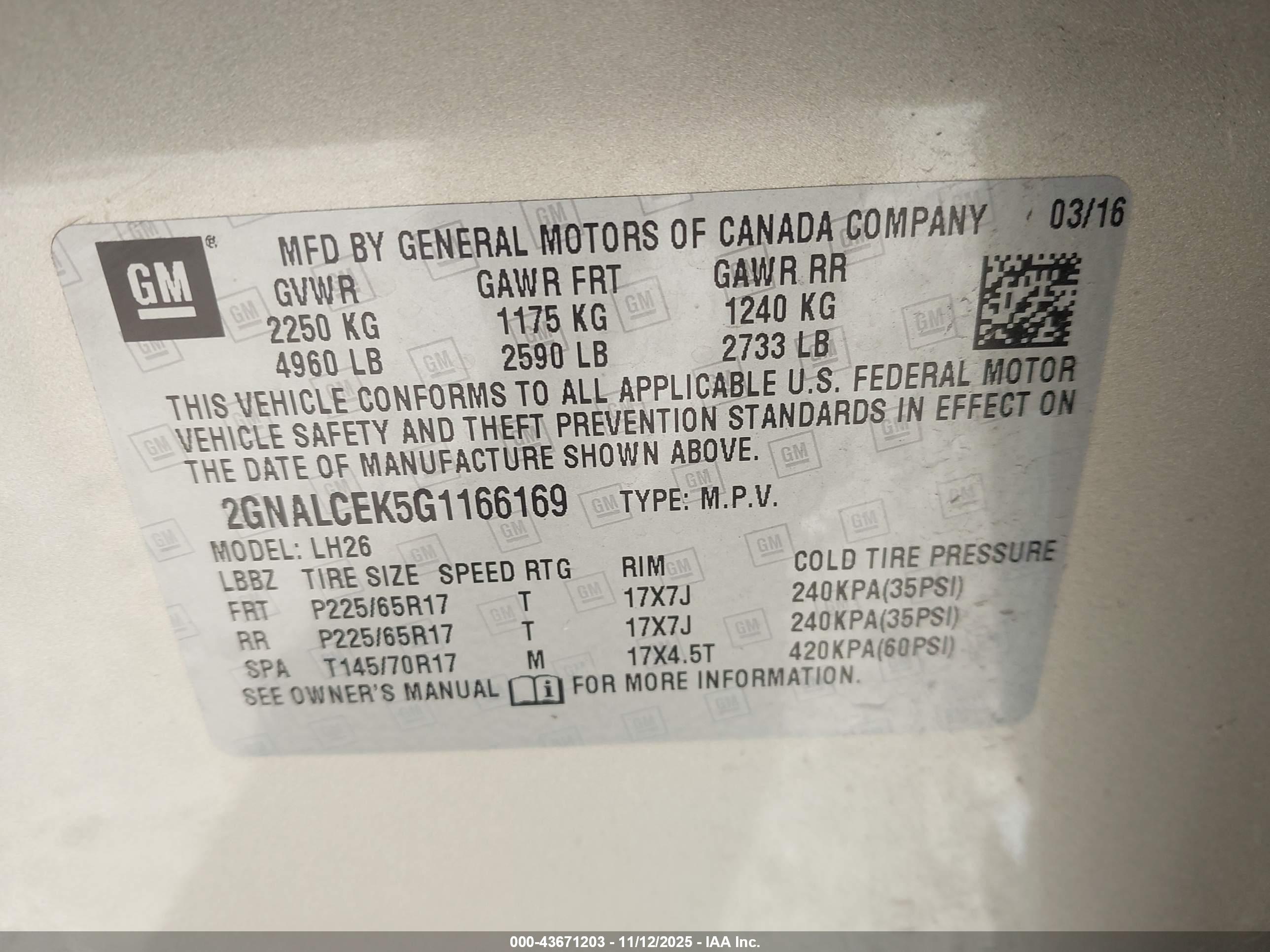 CHEVROLET EQUINOX image 9