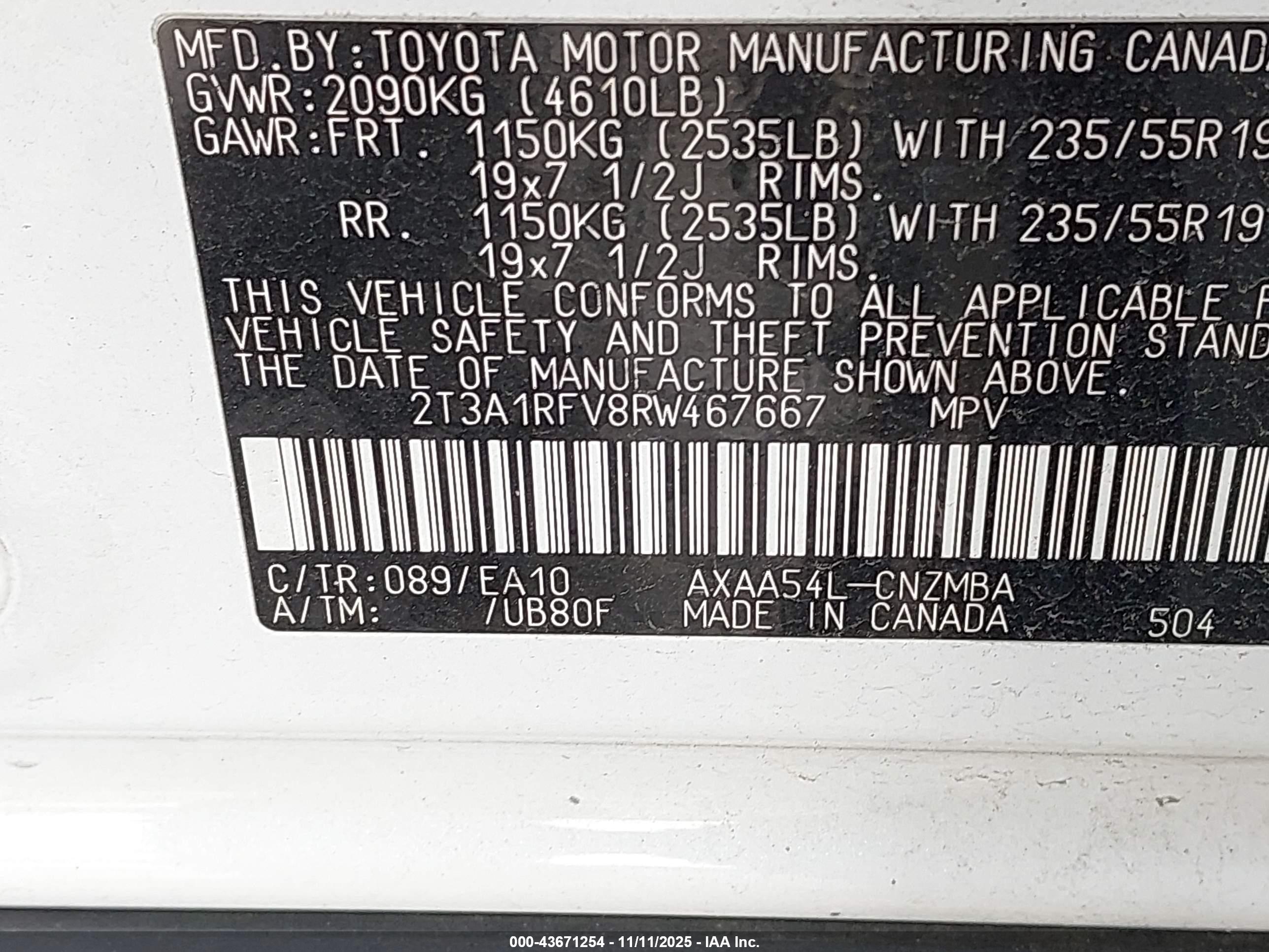 TOYOTA RAV4 image 9