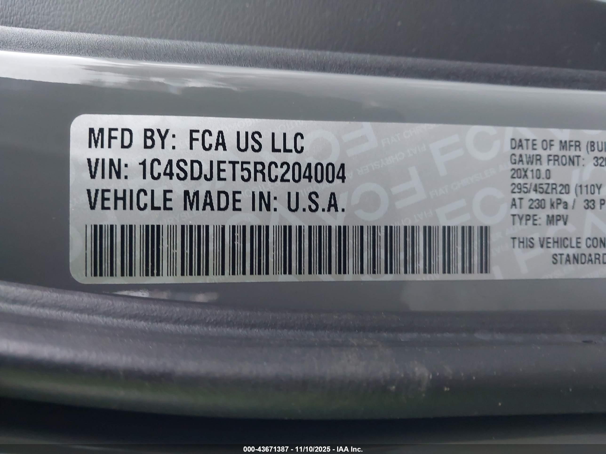 DODGE DURANGO image 9
