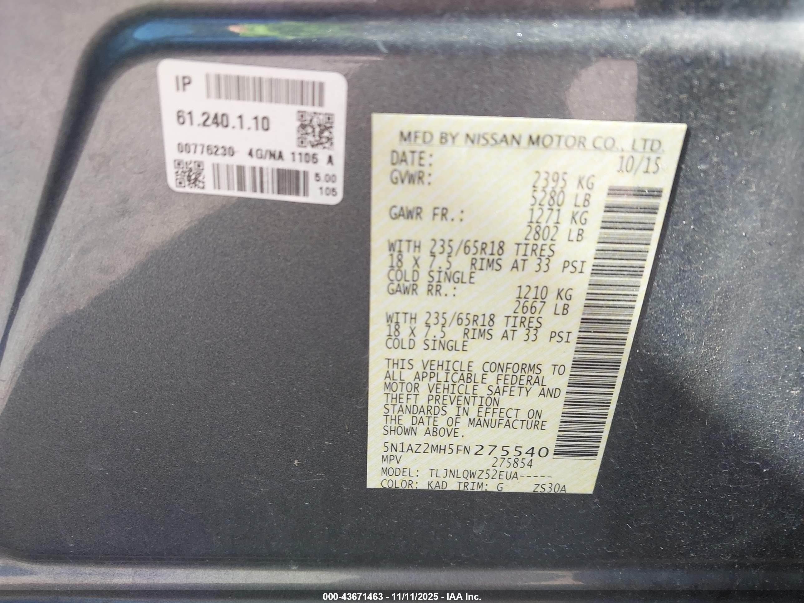NISSAN MURANO image 9