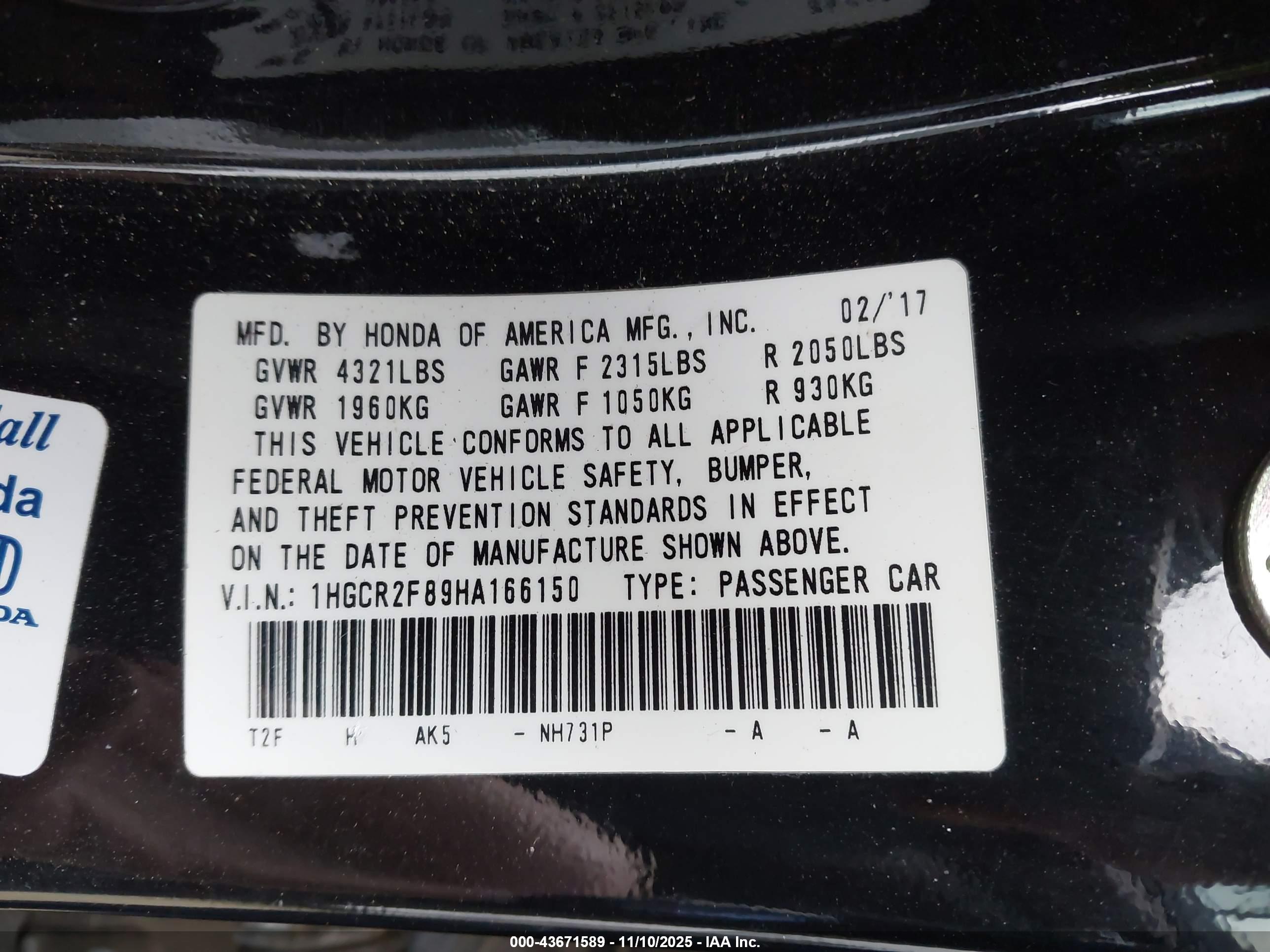 HONDA ACCORD image 9