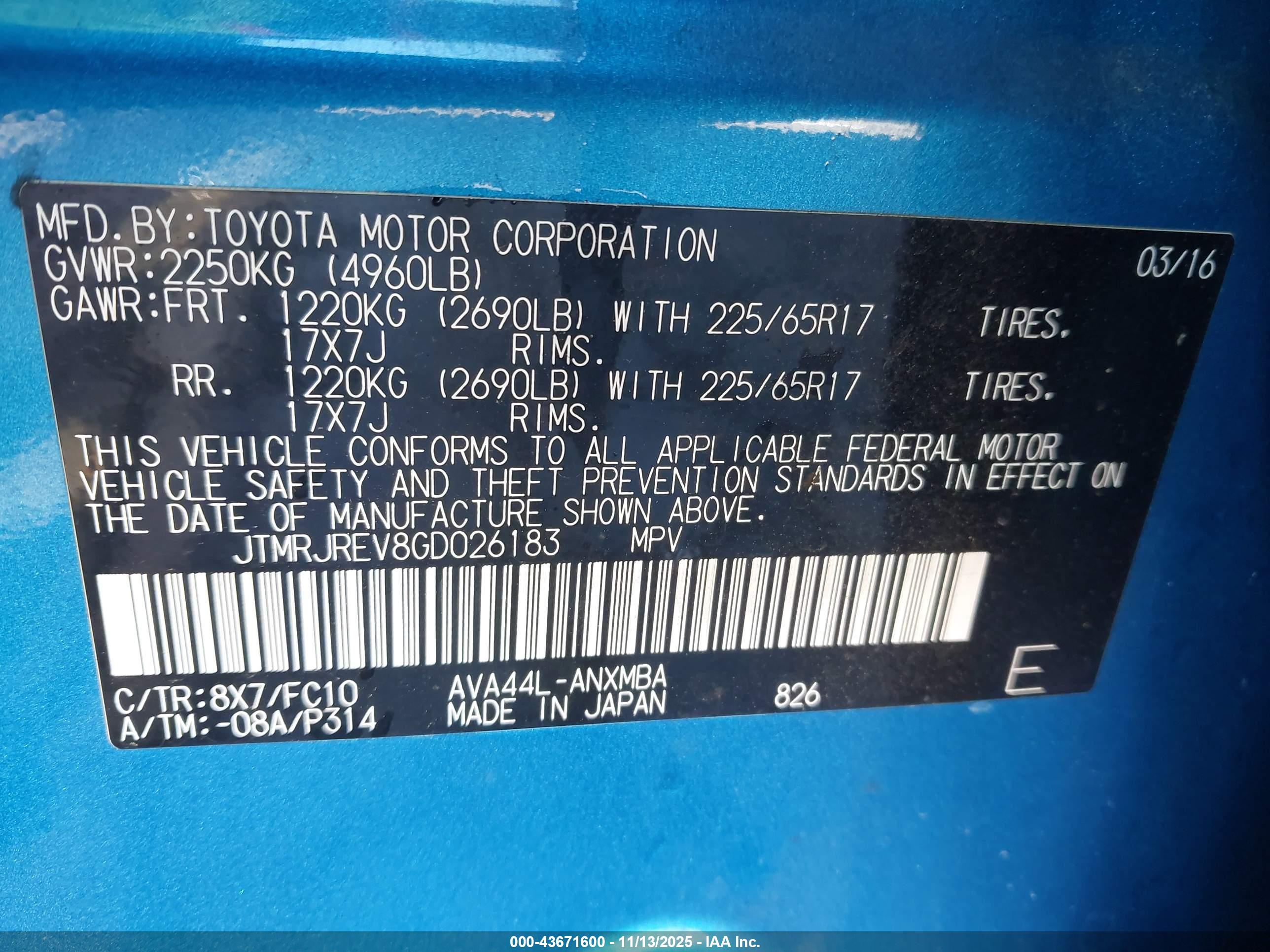 TOYOTA RAV4 image 9