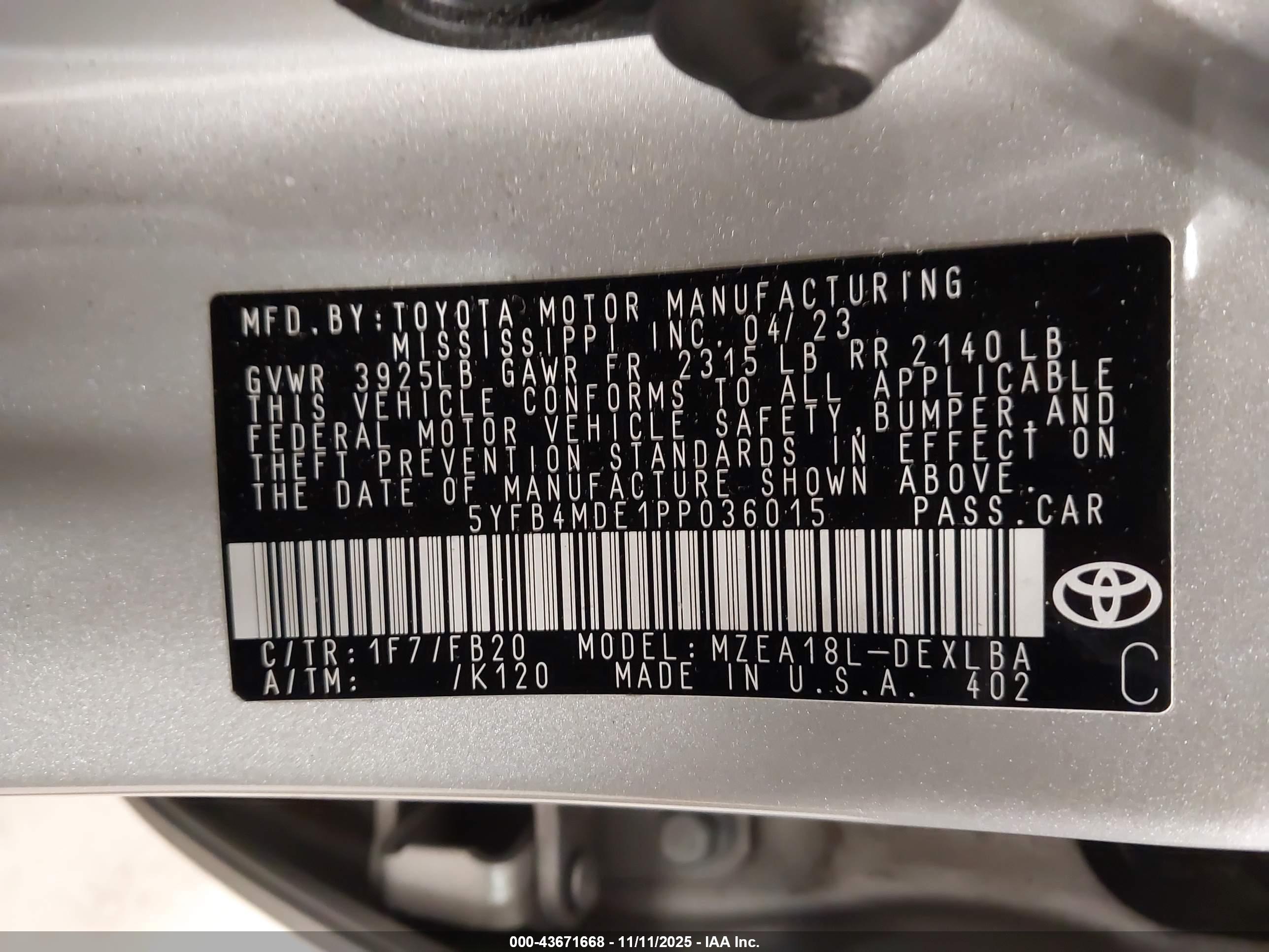 TOYOTA COROLLA image 9