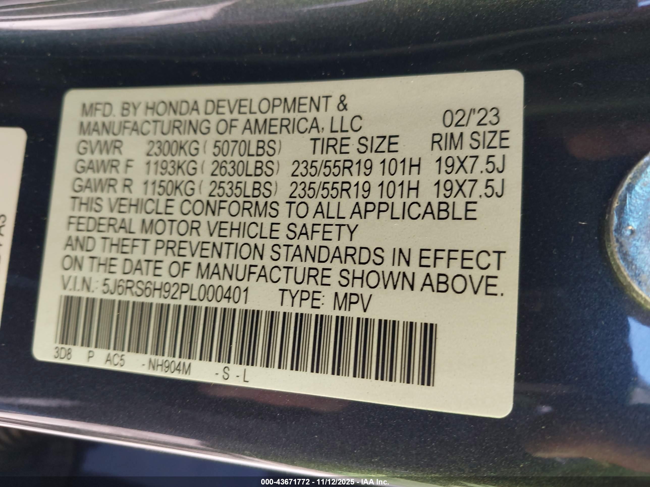 HONDA CR-V image 9
