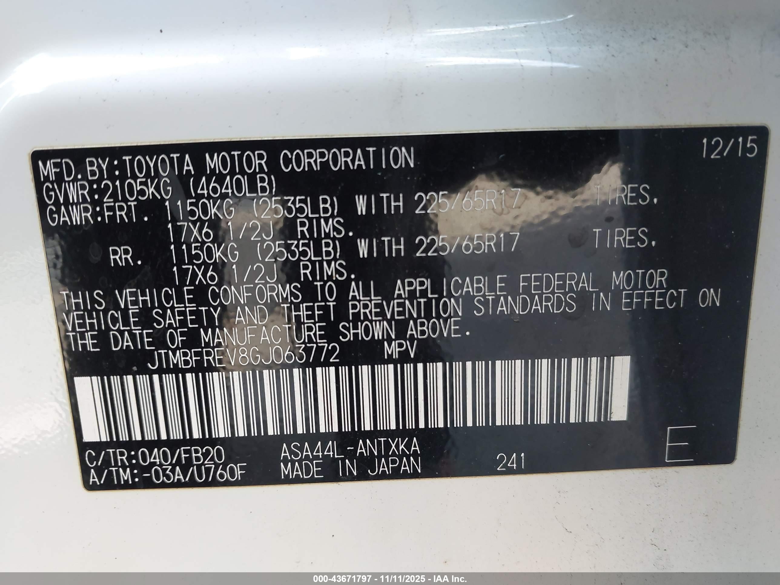 TOYOTA RAV4 image 9