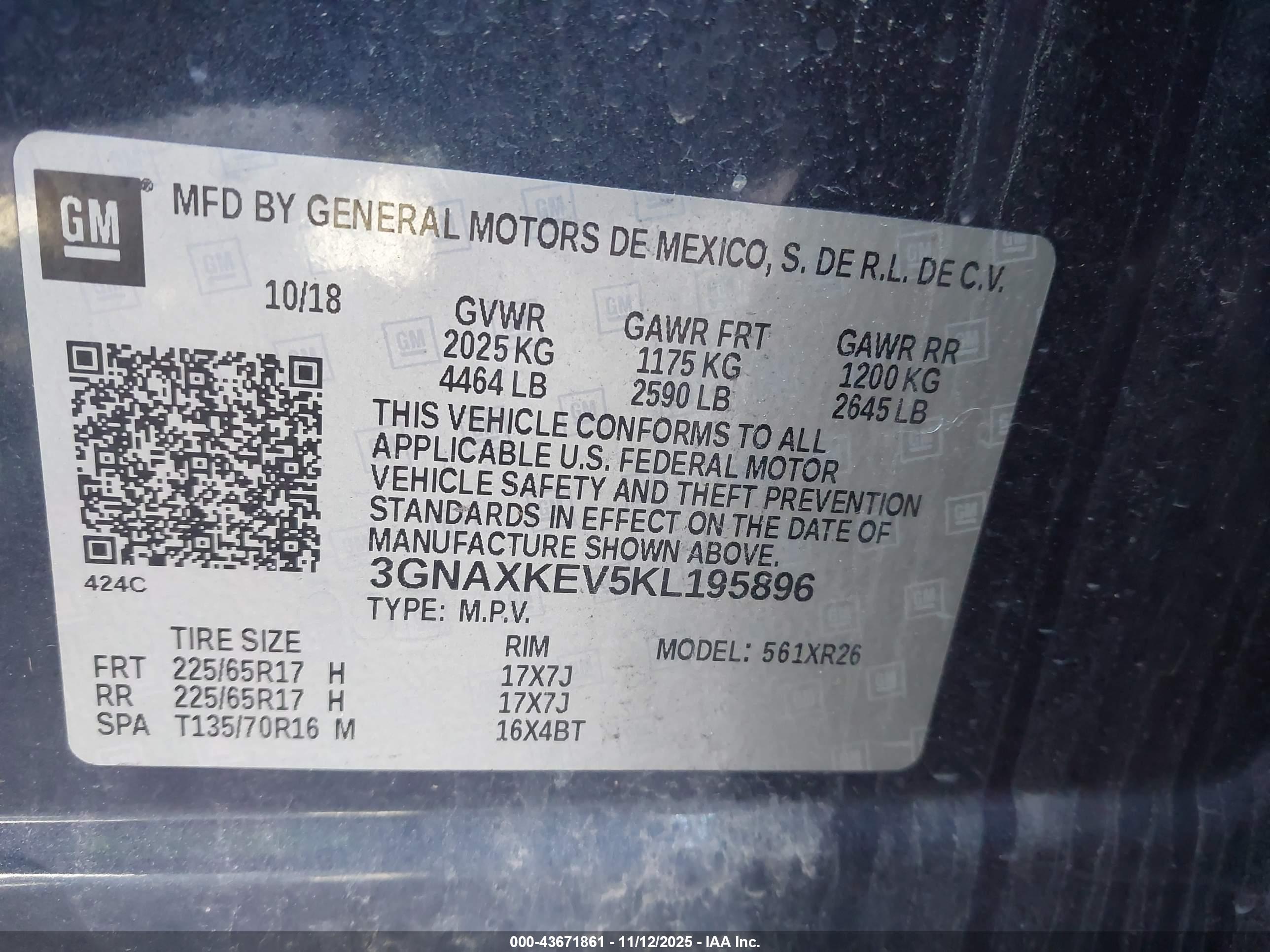 CHEVROLET EQUINOX image 9