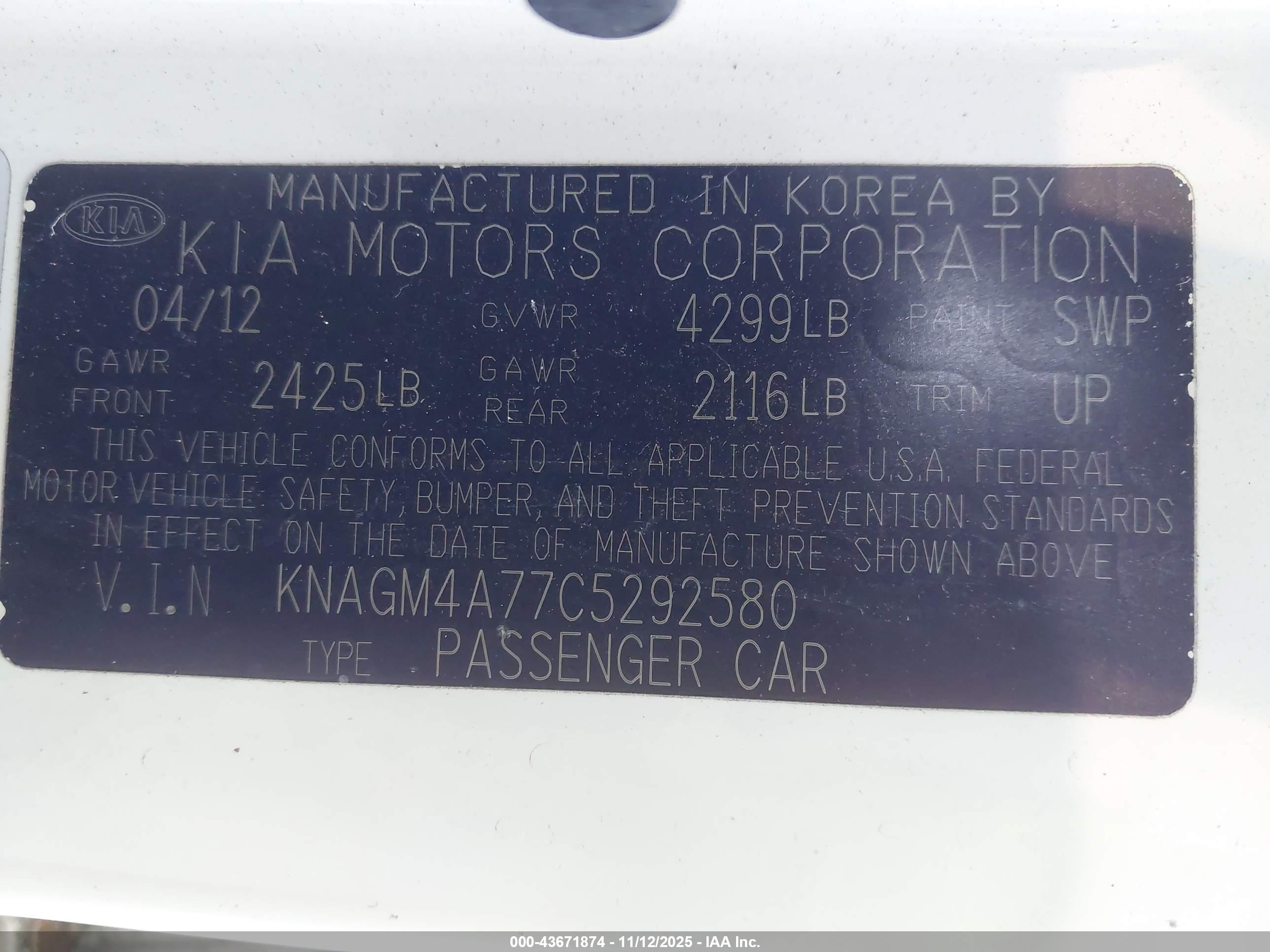 KIA OPTIMA image 9