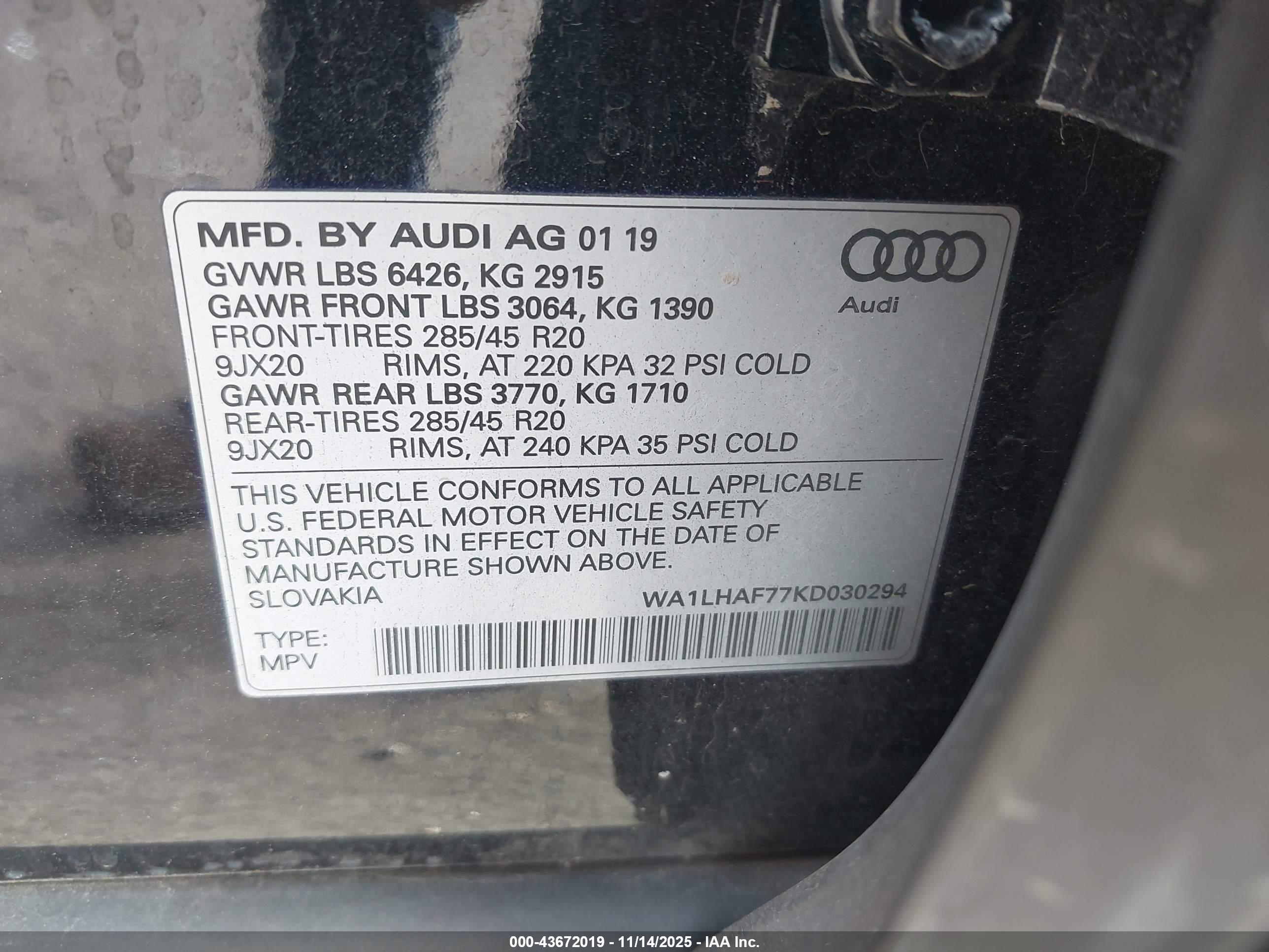 AUDI Q7 image 9