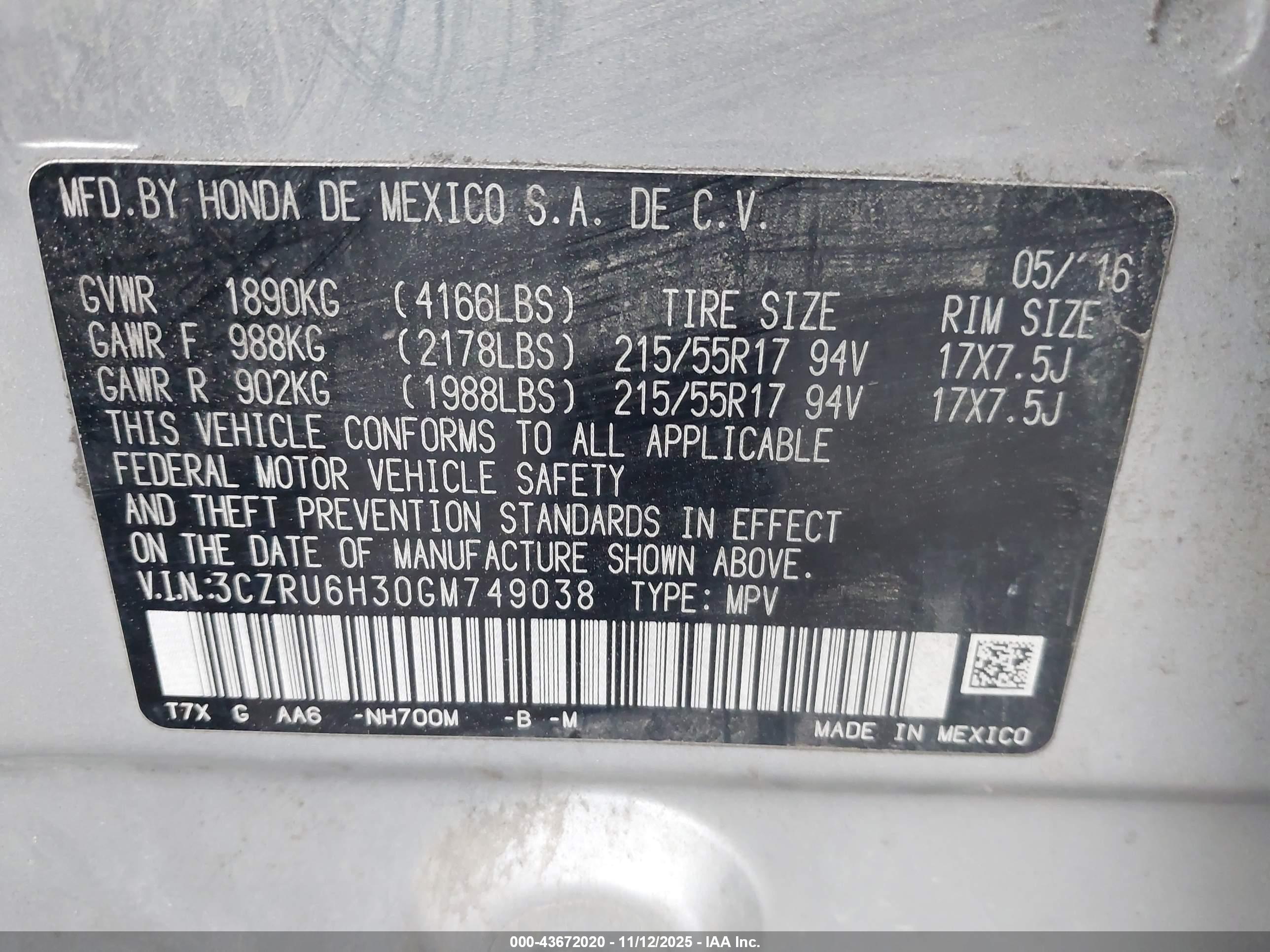 HONDA HR-V image 9